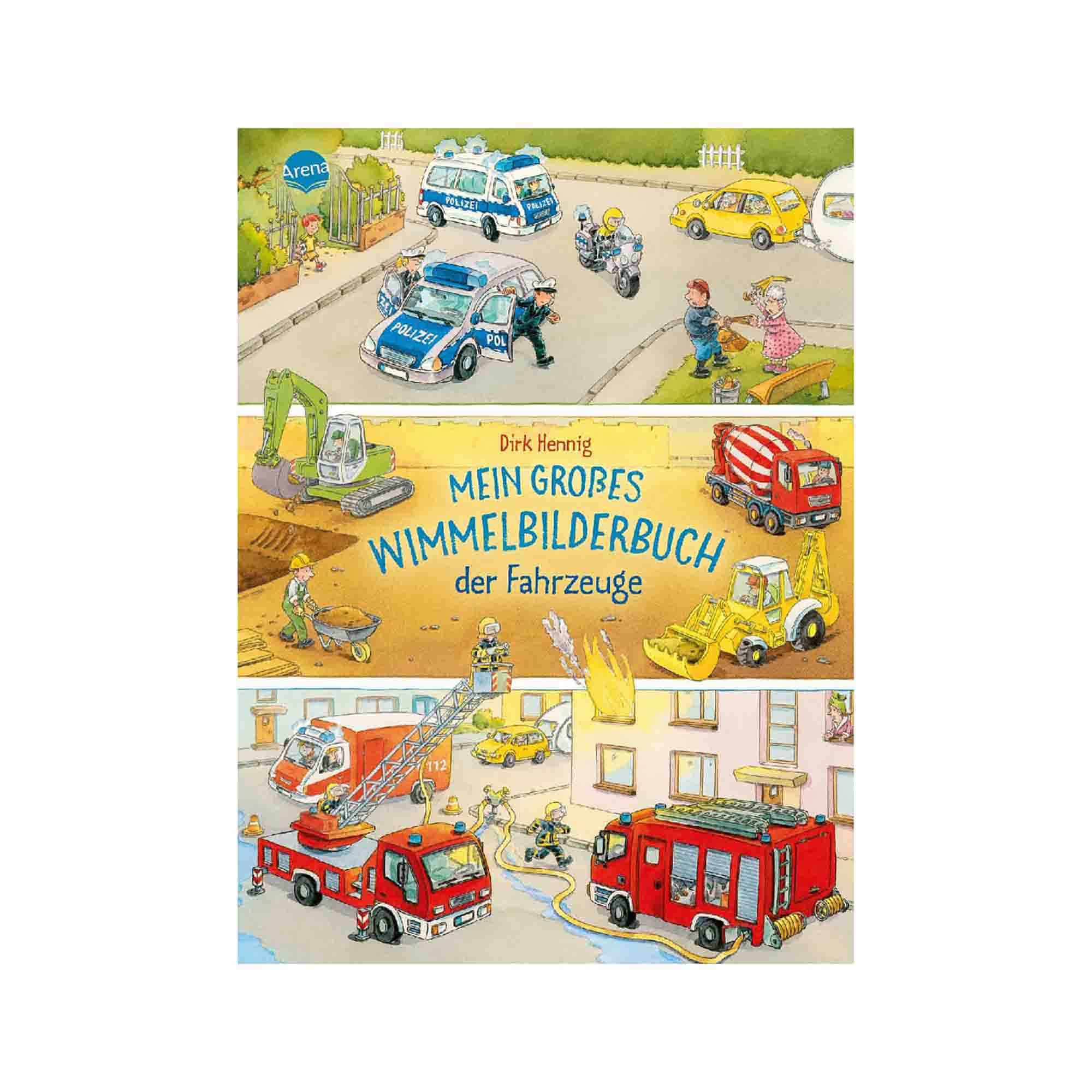 Wimmelbücher, Arena, Gelb – Produktansicht