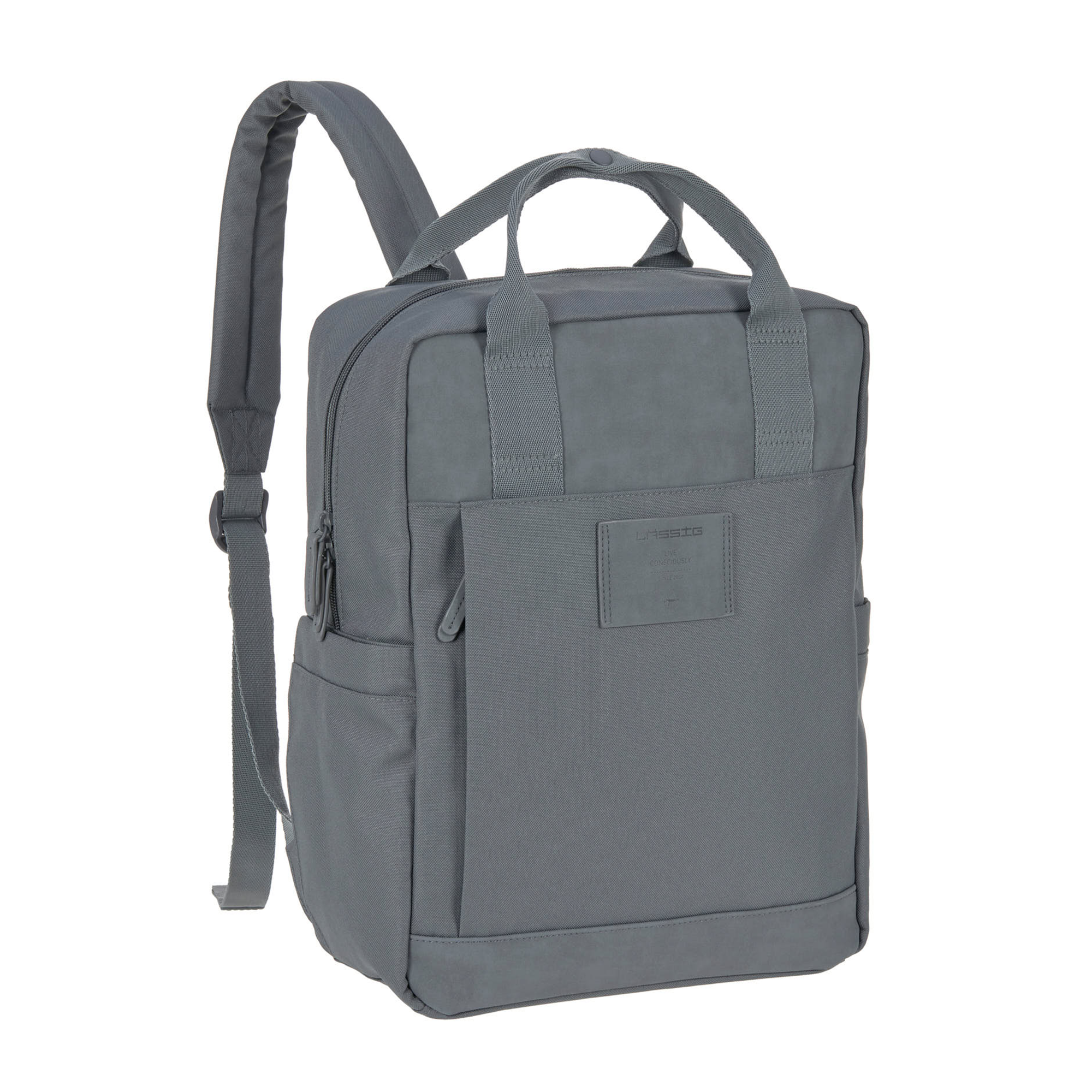 Wickelrucksäcke, LÄSSIG, Grau – Produktansicht