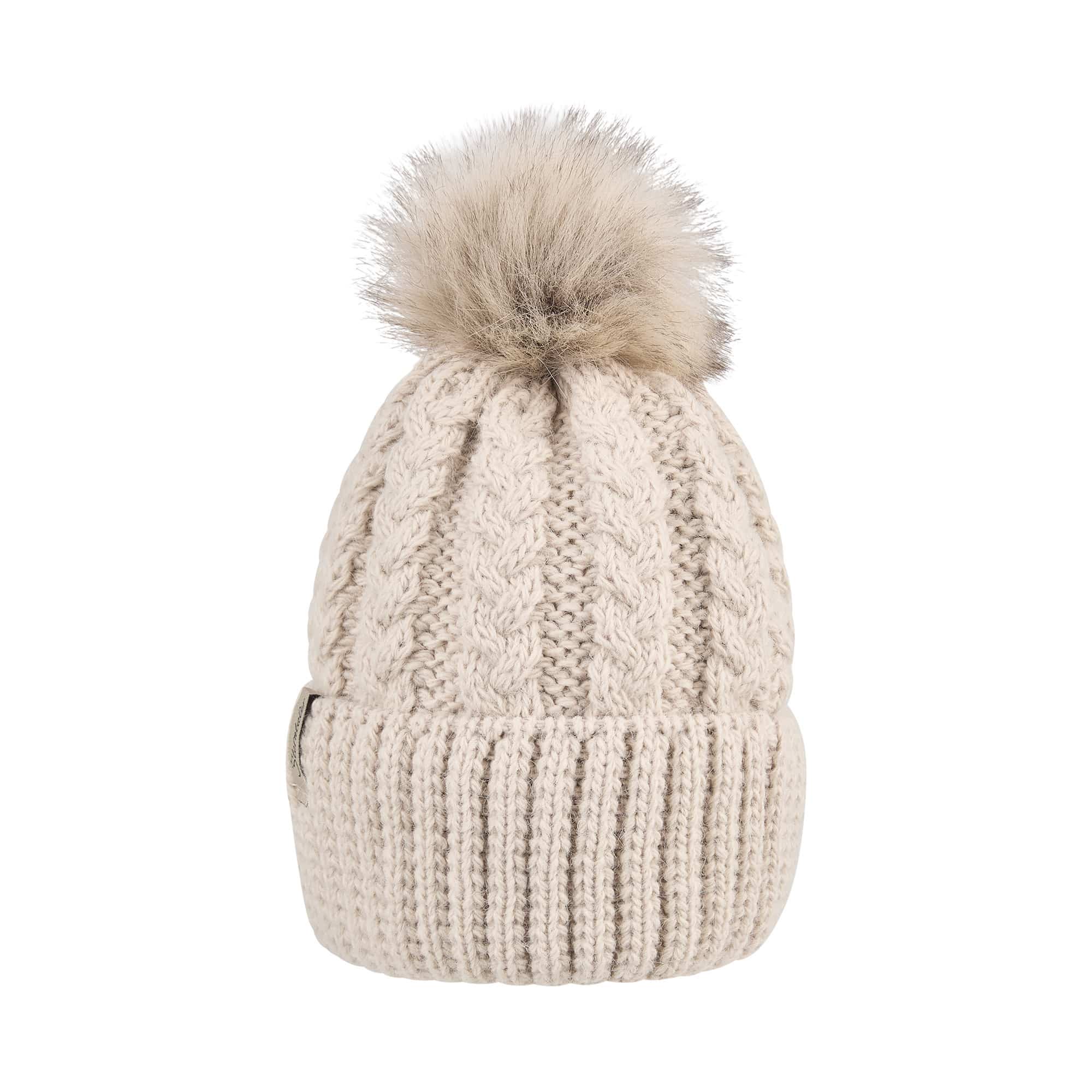 Strickmützen, Sterntaler, Beige – Produktansicht