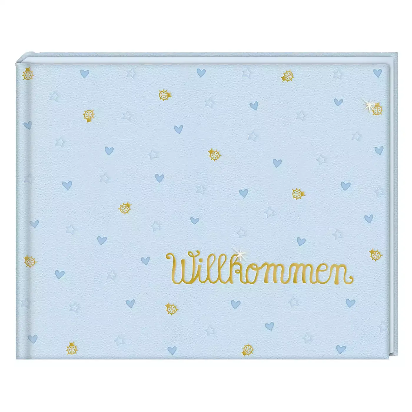 Babyalbum Willkommen BabyGlück DIE SPIEGELBURG Blau 2000576400004 3