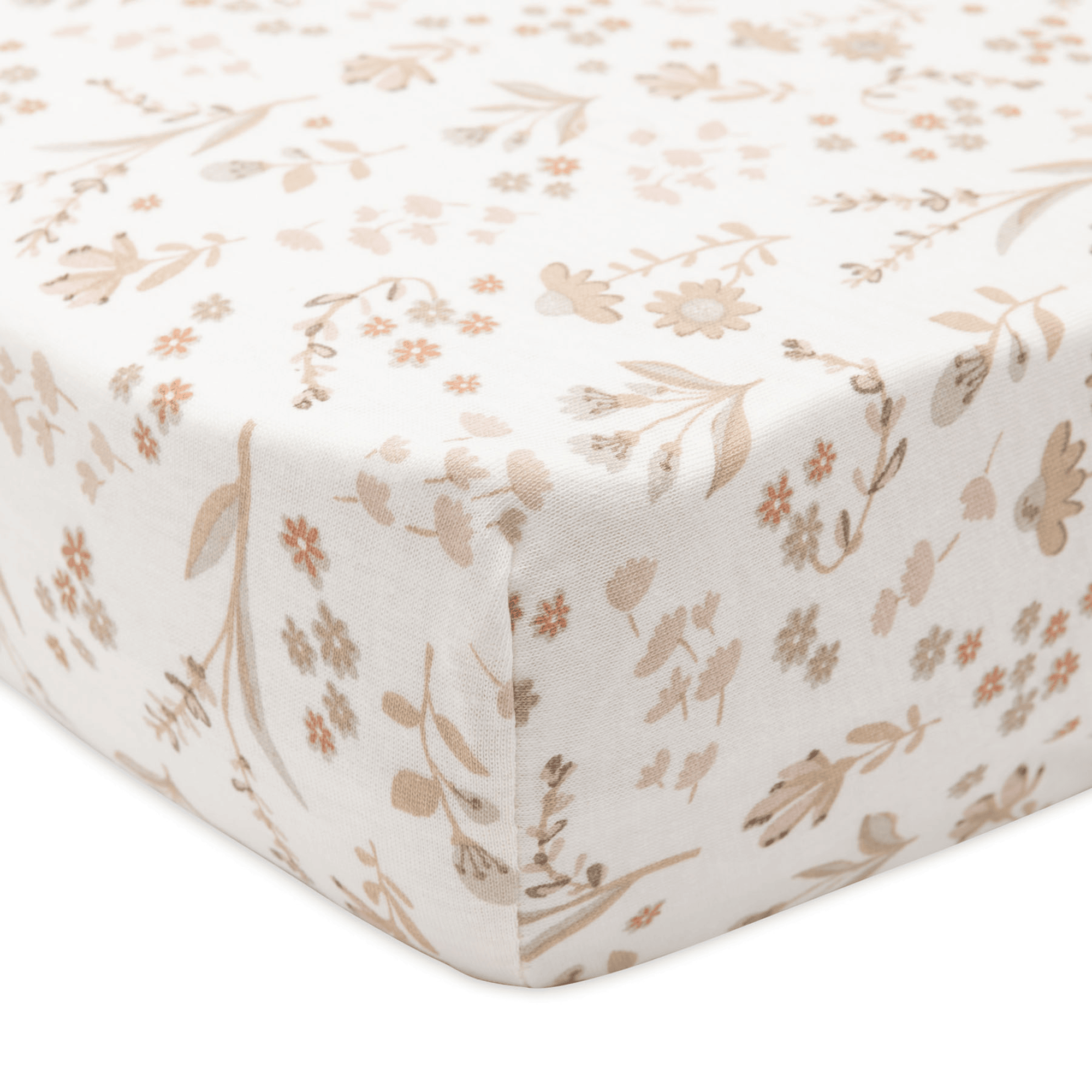 Spannbettlaken 70x140 cm, jollein, Beige – Produktansicht