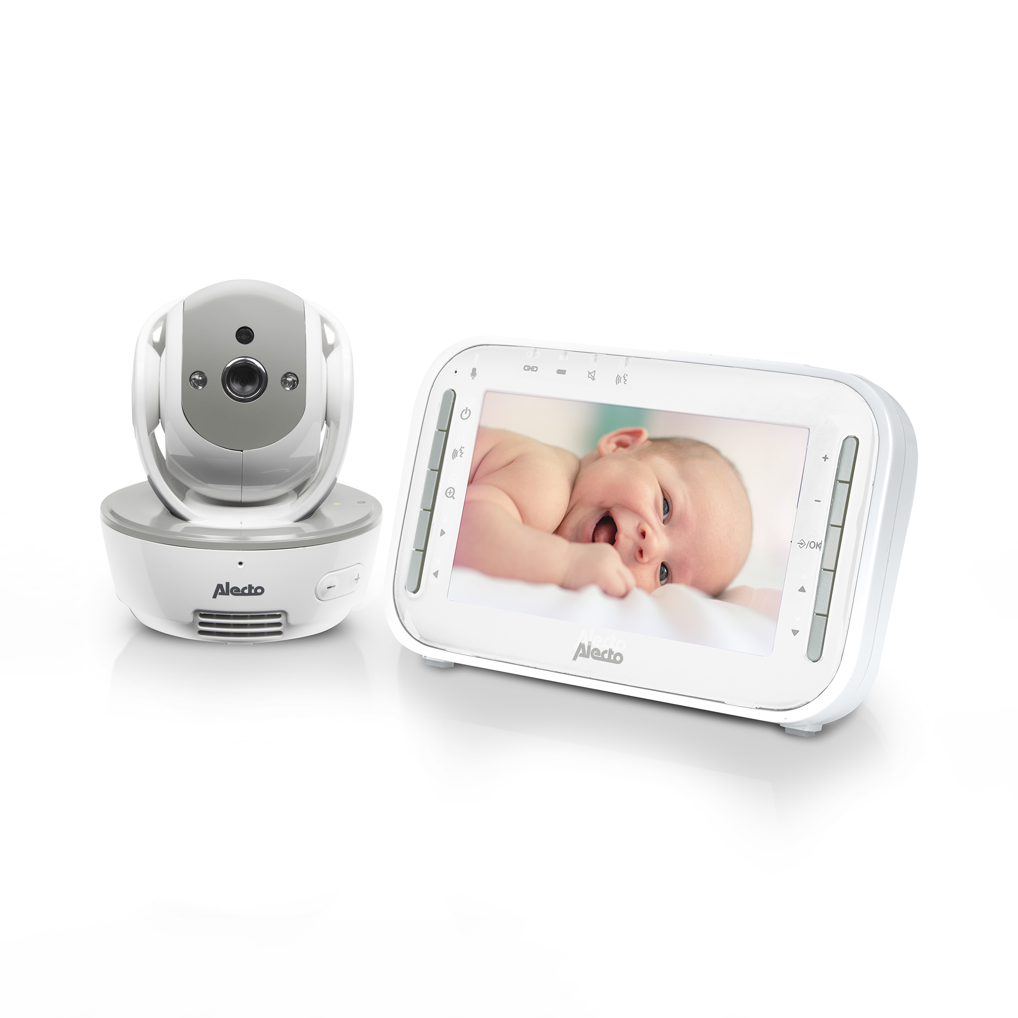 Video Babyphone DVM-200MGS Alecto baby Weiß 2000585182809 1
