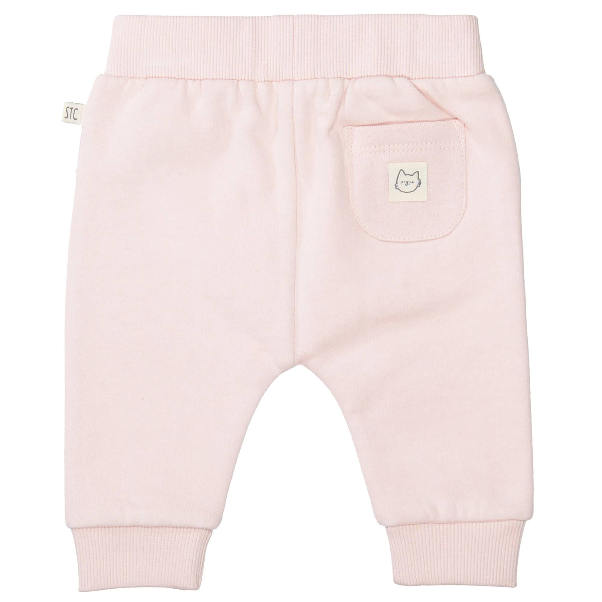 Jogginghosen, STACCATO, Pink – Besonderheit: aus 100% Baumwolle