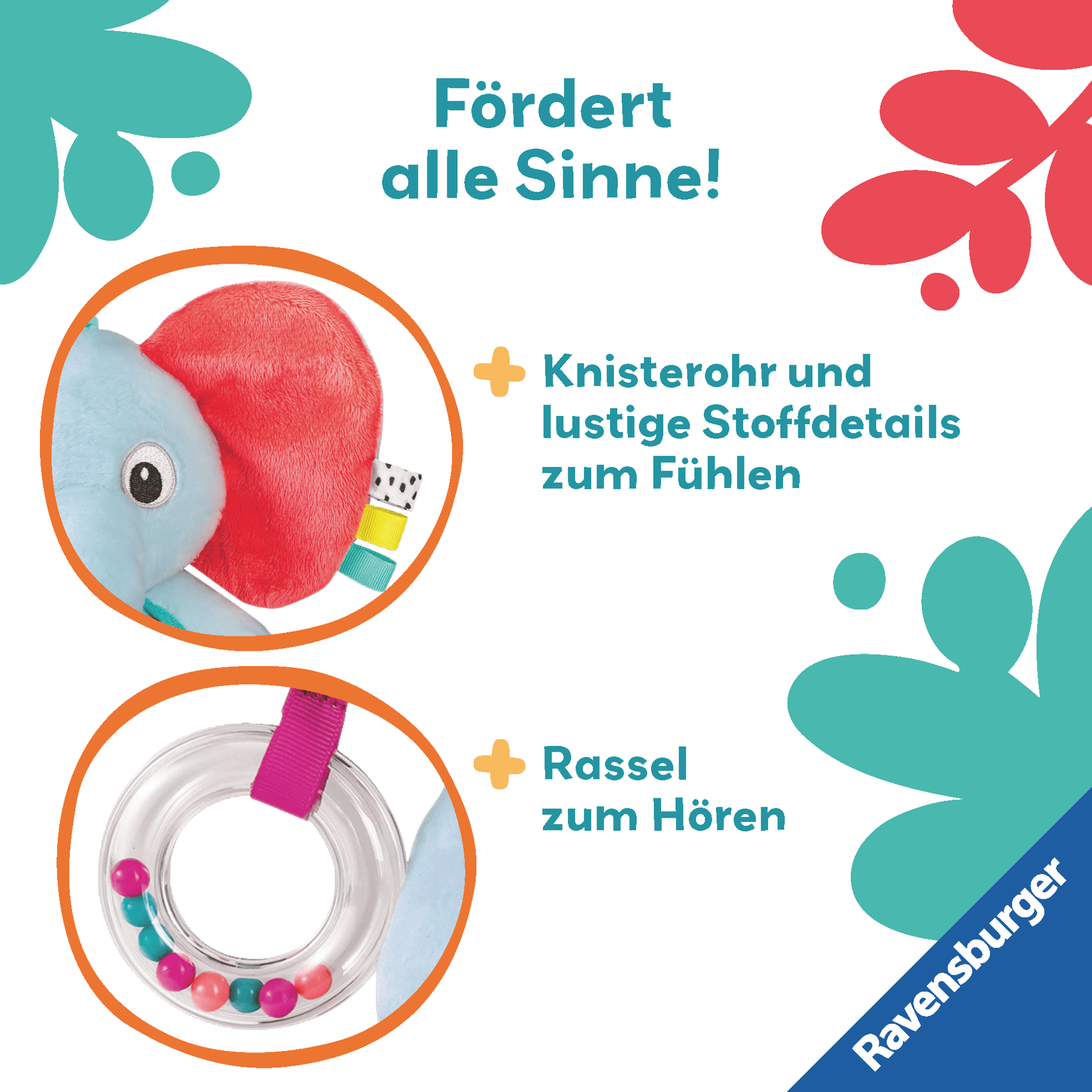 Rasseln & Greiflinge, Ravensburger, Blau – Produktansicht
