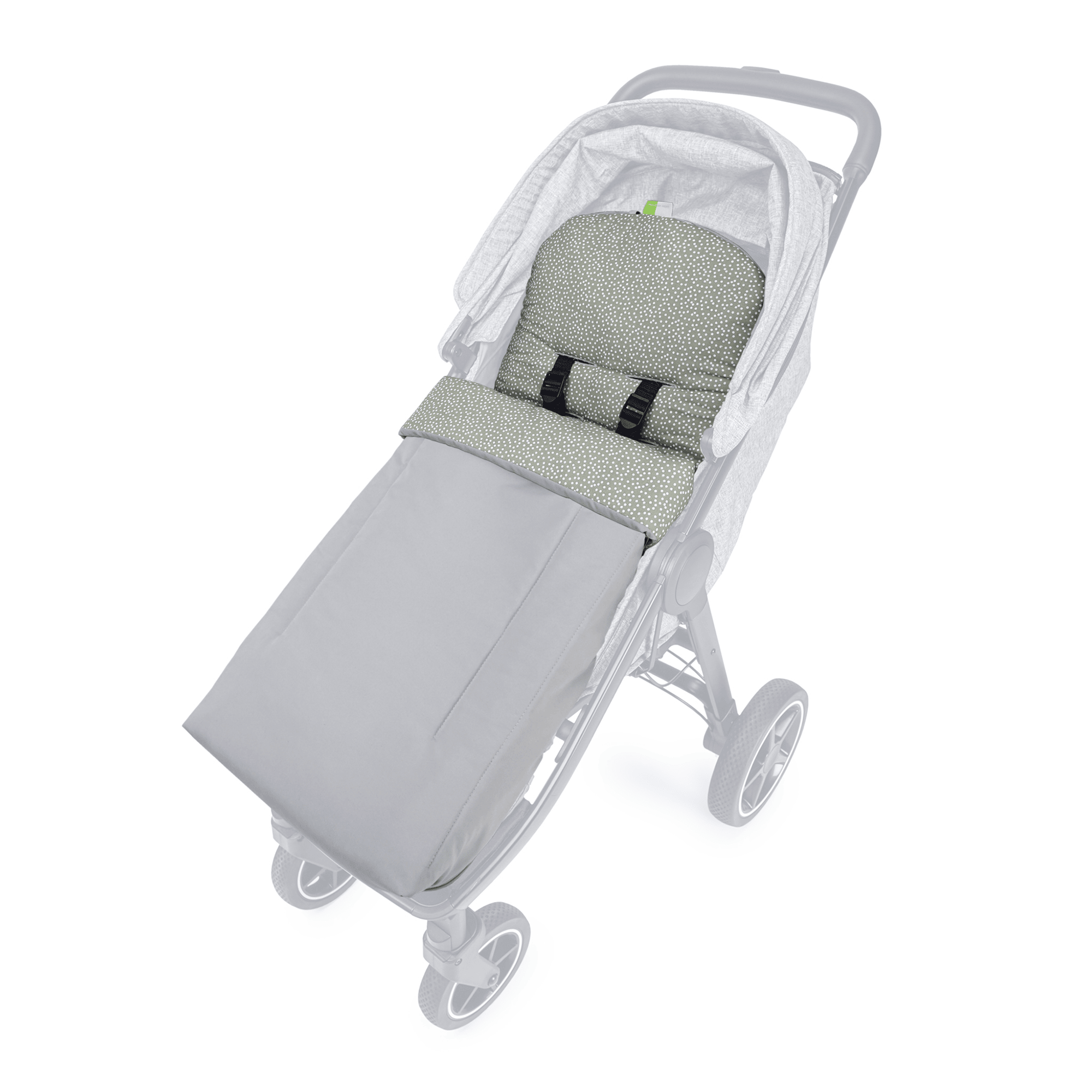 Fußsäcke & Decken, Liebes von Priebes, Grau – Besonderheit: pflegeleichter Universalfußsack für Kinderwagenwannen und Buggys