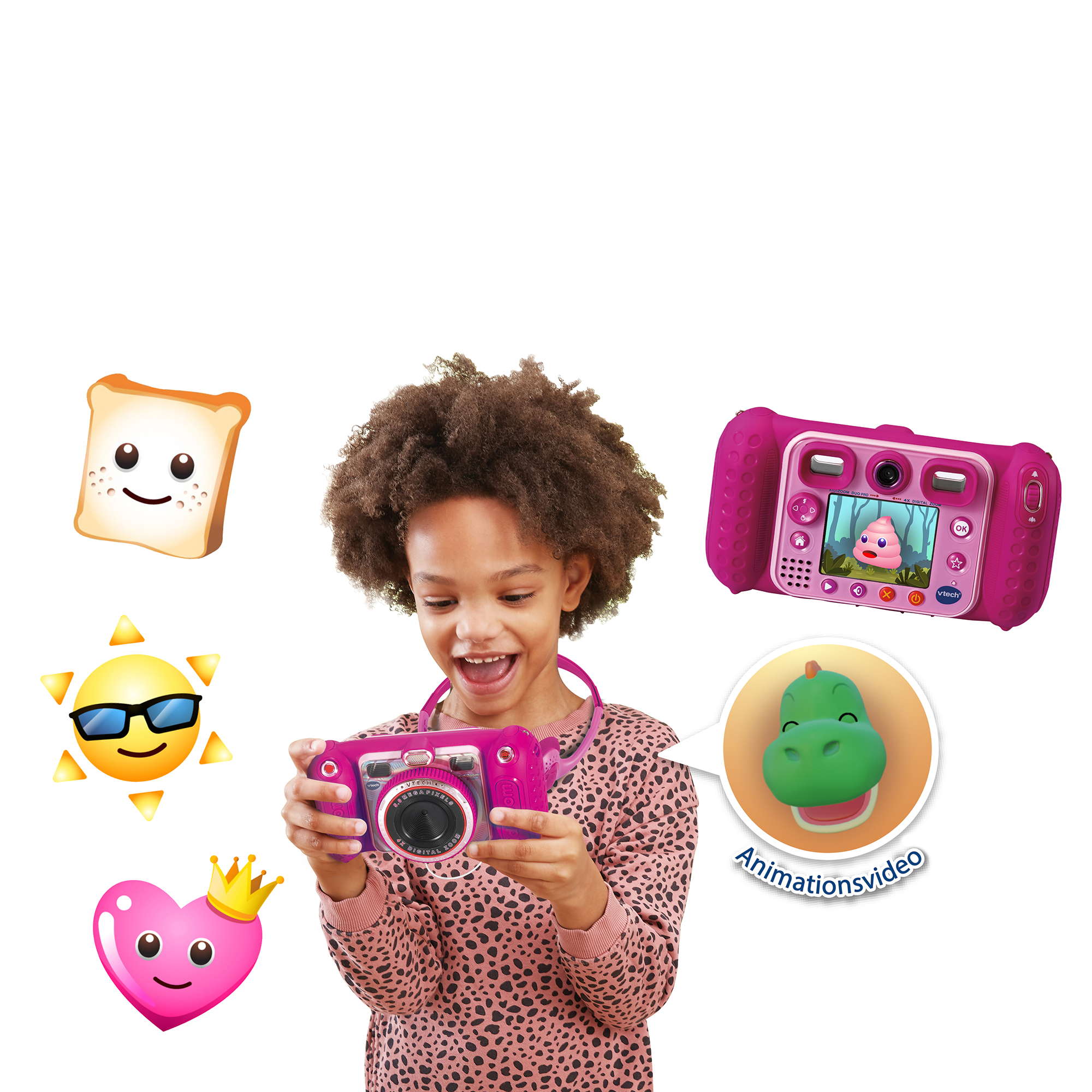KidiZoom Duo Pro vtech Pink 2000583477006 2