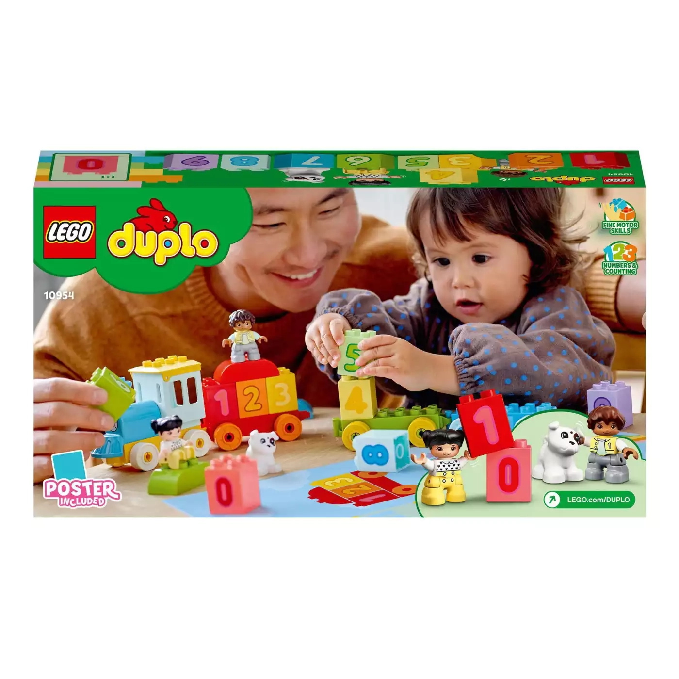 Konstruktionsspielzeug, LEGO duplo, Mehrfarbig – Produktansicht