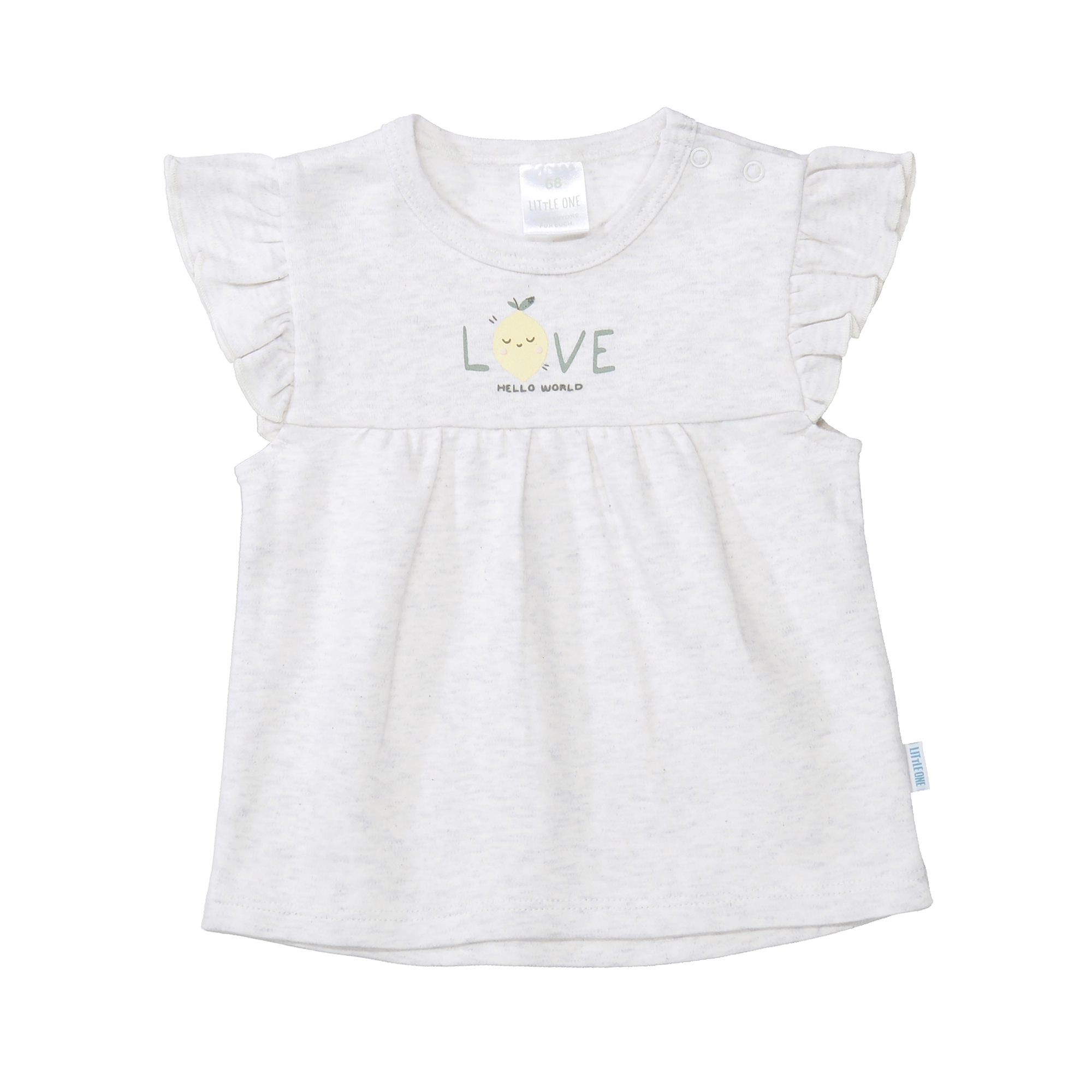 Kurzarmshirts, LITTLE ONE, Beige – Produktansicht