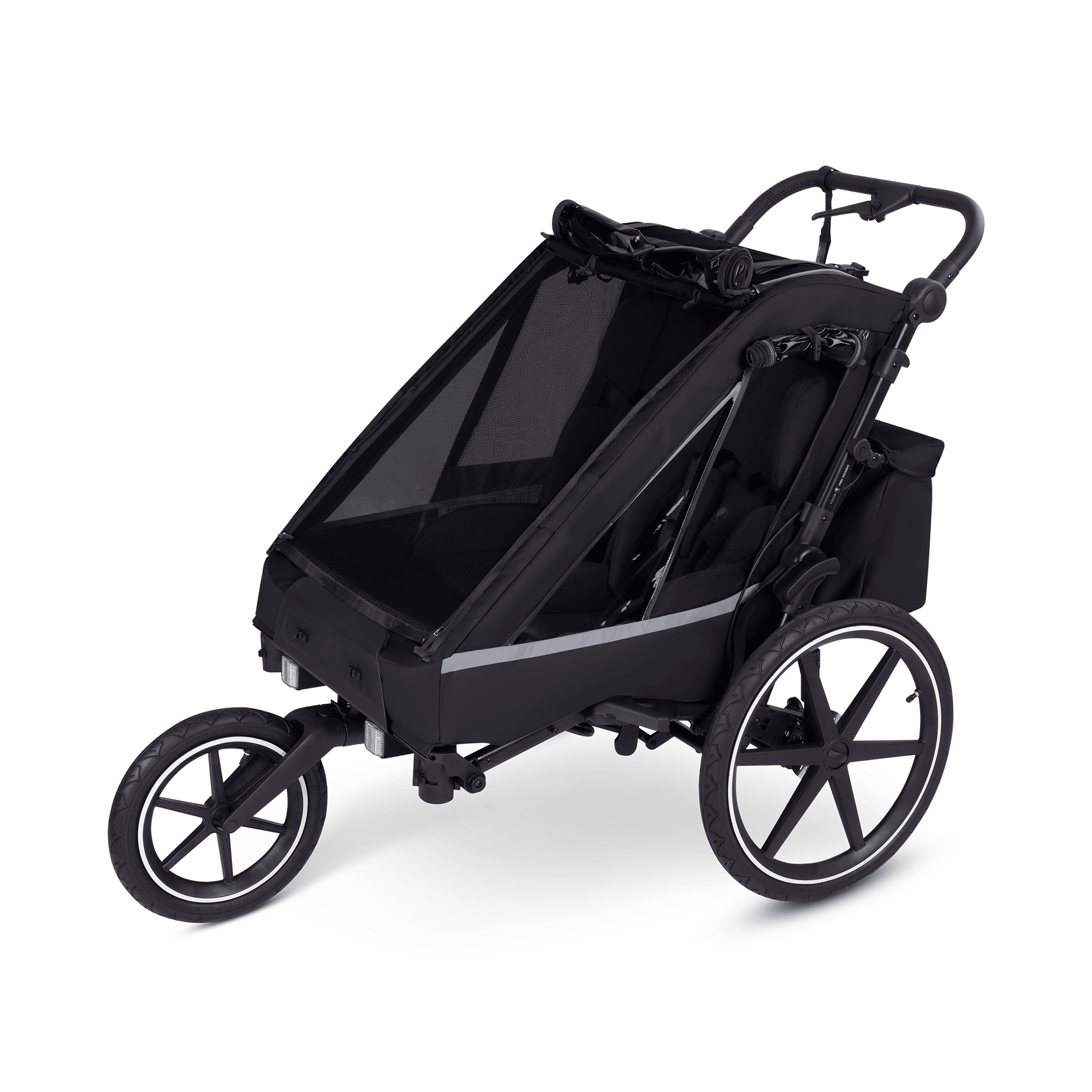 Fahrradanhänger Zubehör, ABC DESIGN, Schwarz – Produktansicht