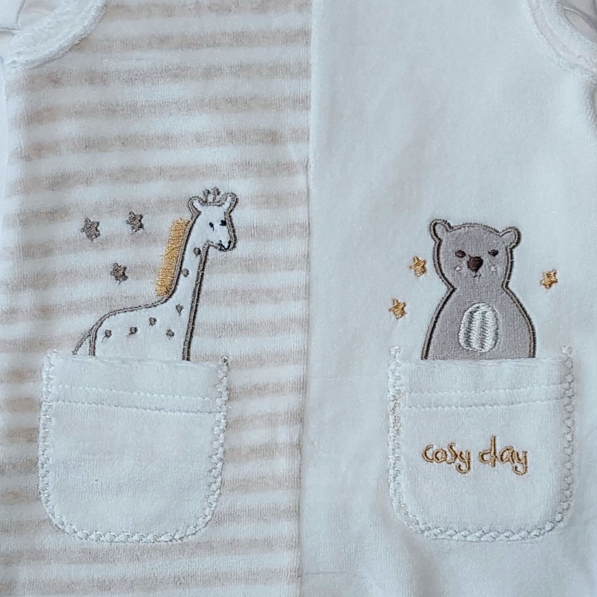 LITTLE ONE, LITTLE ONE, Weiß – Besonderheit: Set bestehend aus Strampler und Langarmshirt