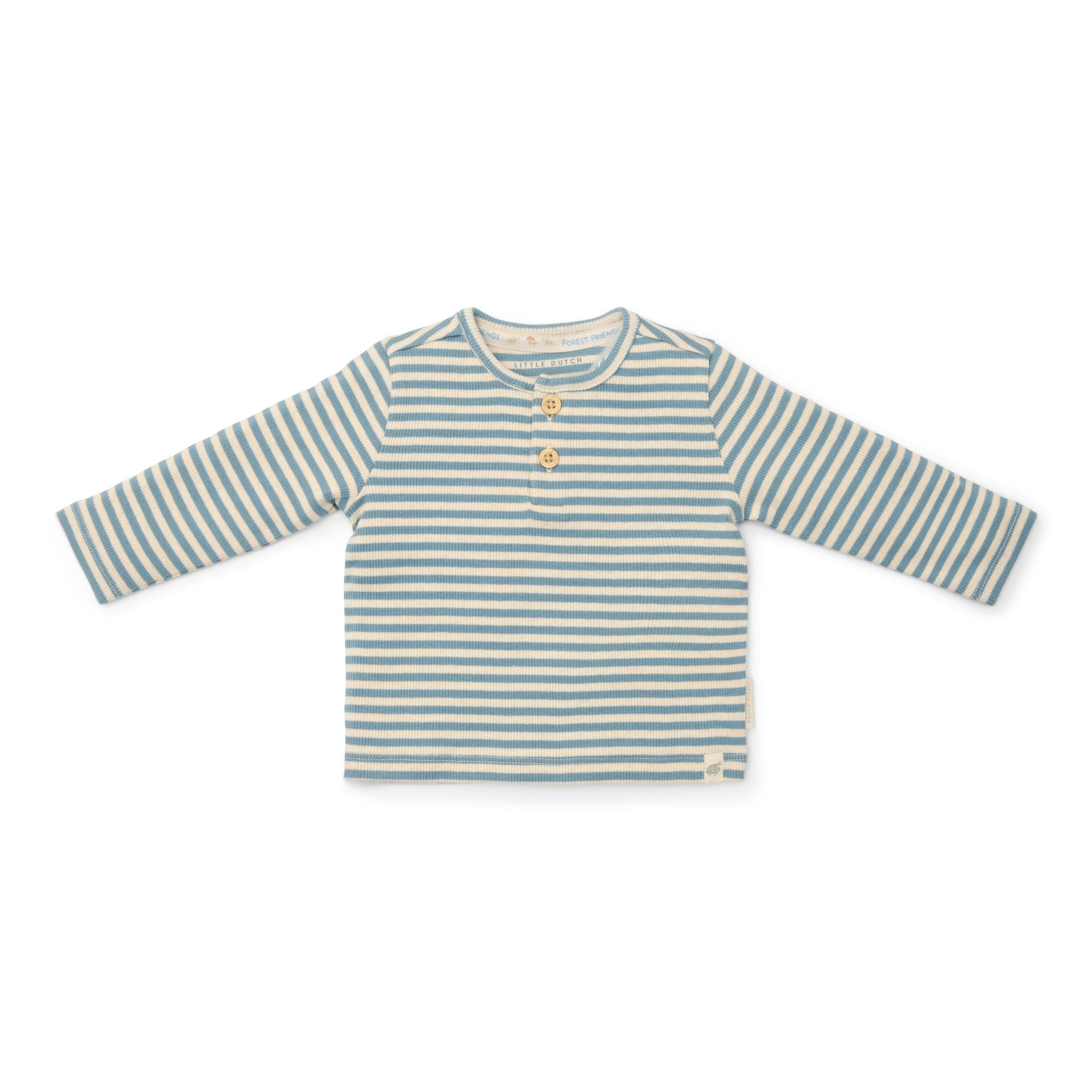 Langarmshirts, LITTLE DUTCH, Blau – Besonderheit: hoher Tragekomfort