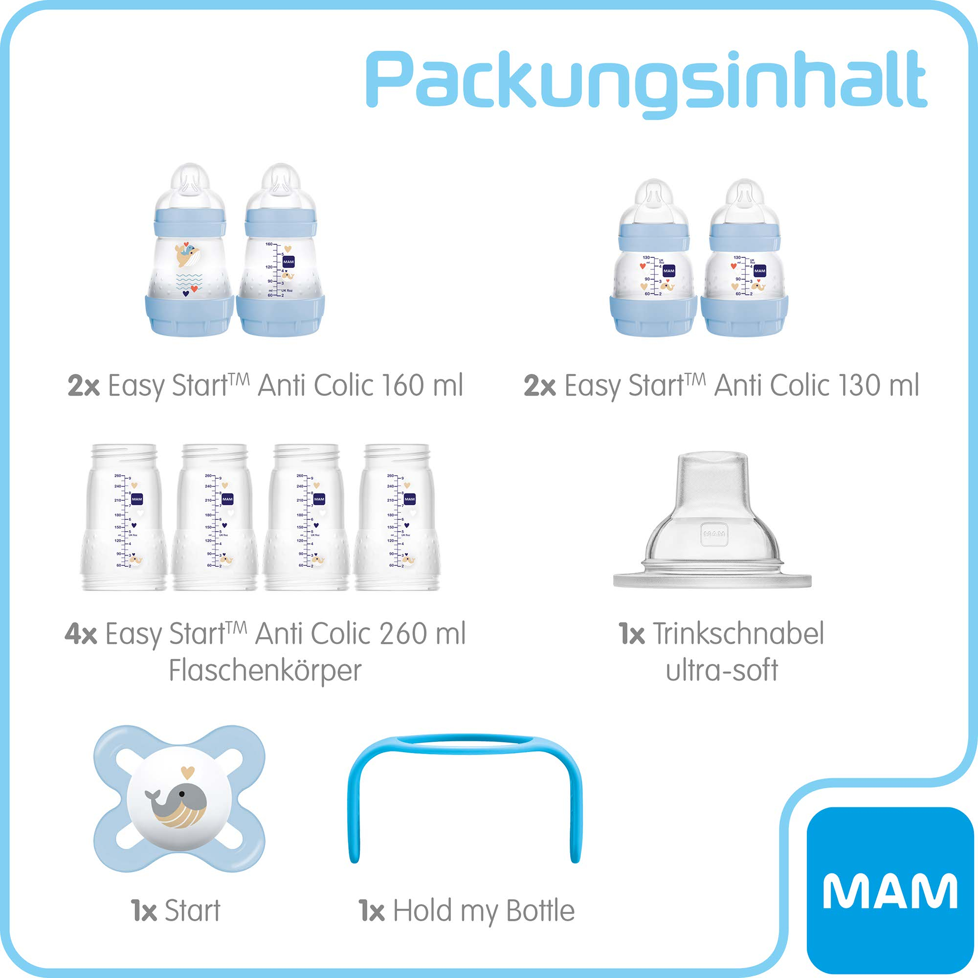 Babyfläschchen, MAM – Produktansicht