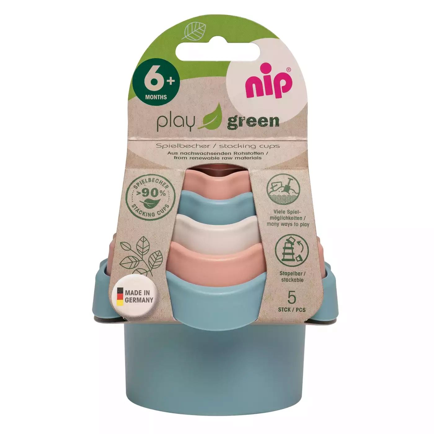 Stapelbecher, nip, Mehrfarbig – Produktansicht