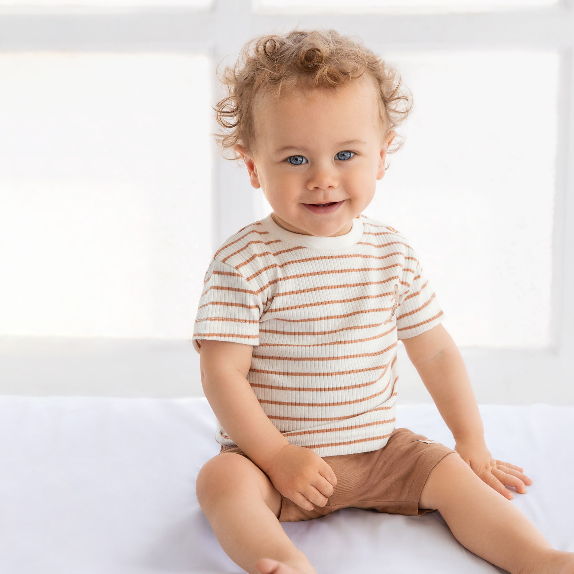 Kurzarmshirts, blue seven – Produktansicht