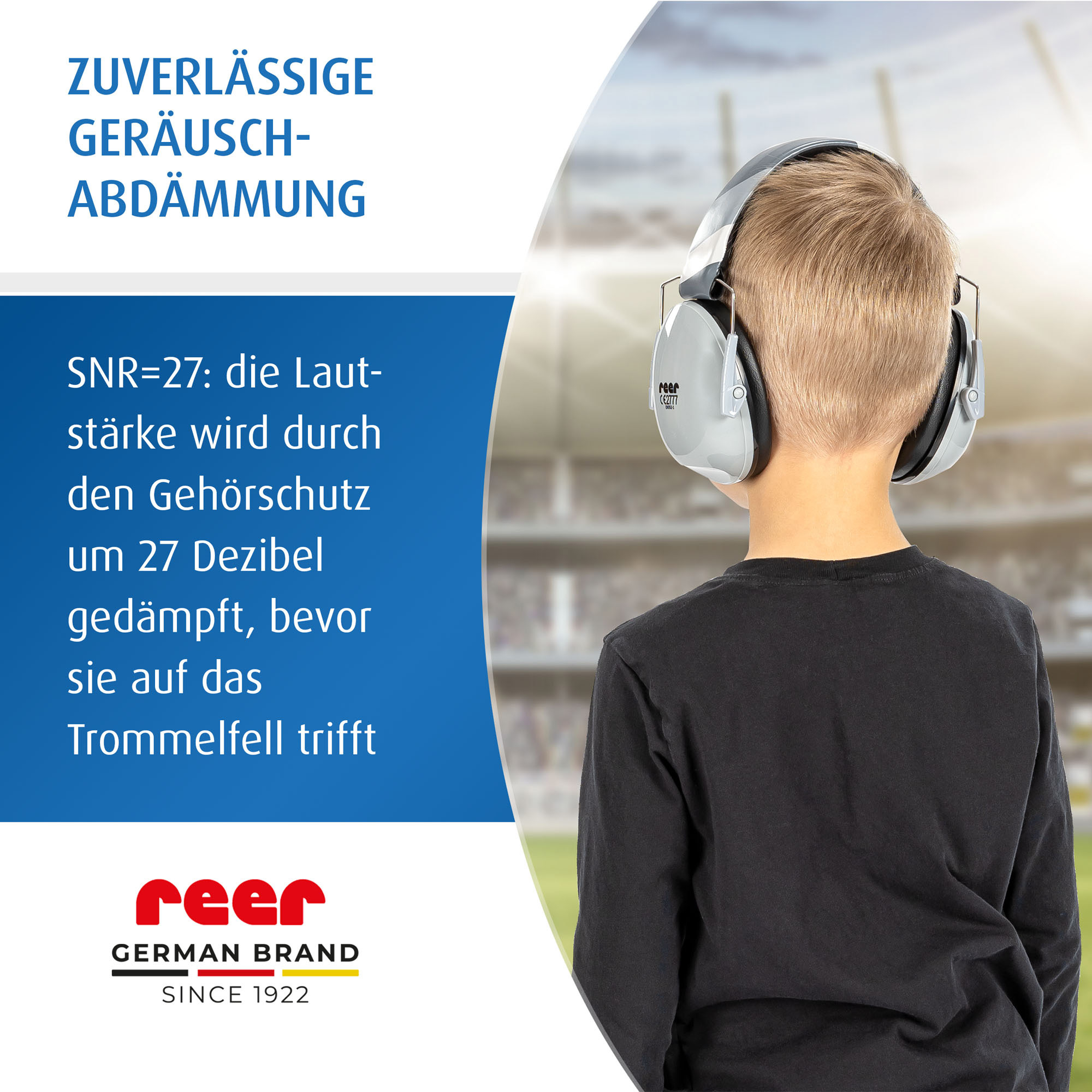 Gehörschutz, reer, Grau – Produktansicht