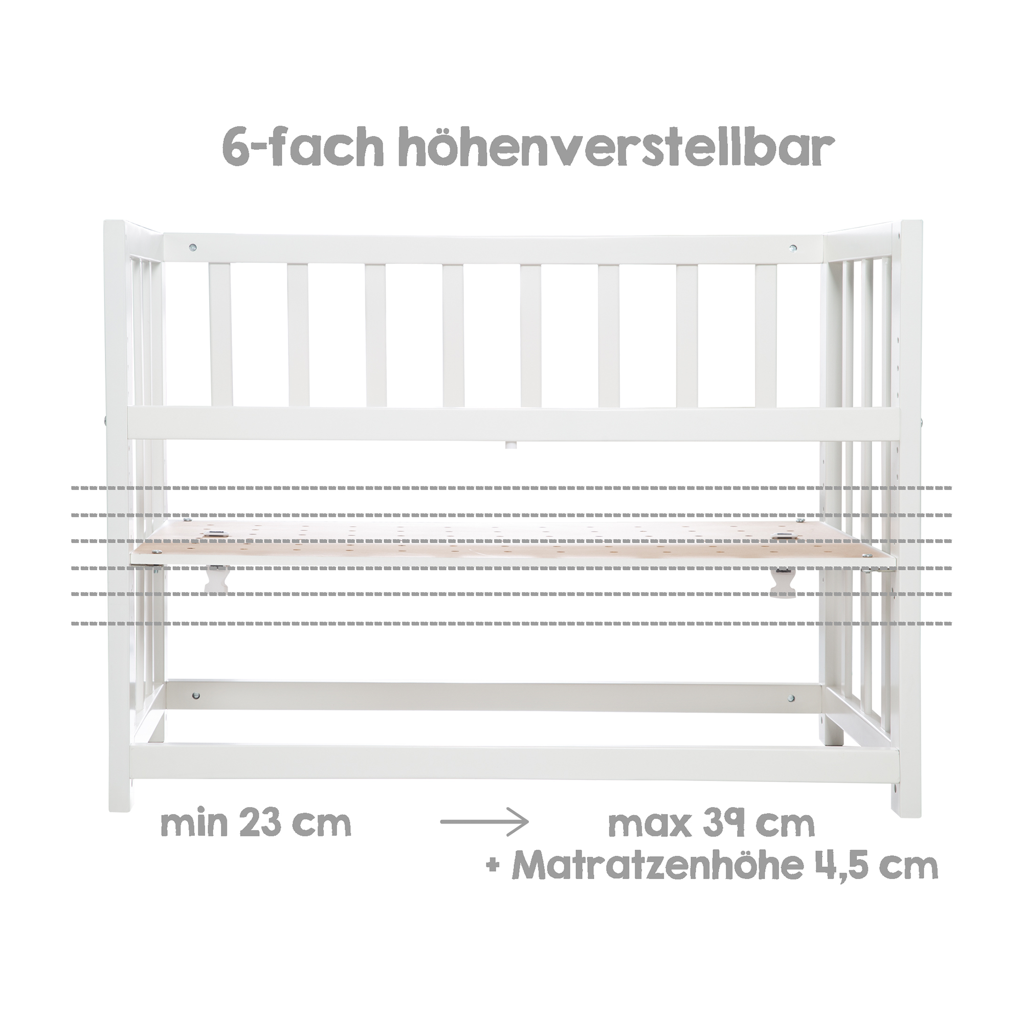 Stubenwagen & Wiegen, roba, Weiß – Produktansicht