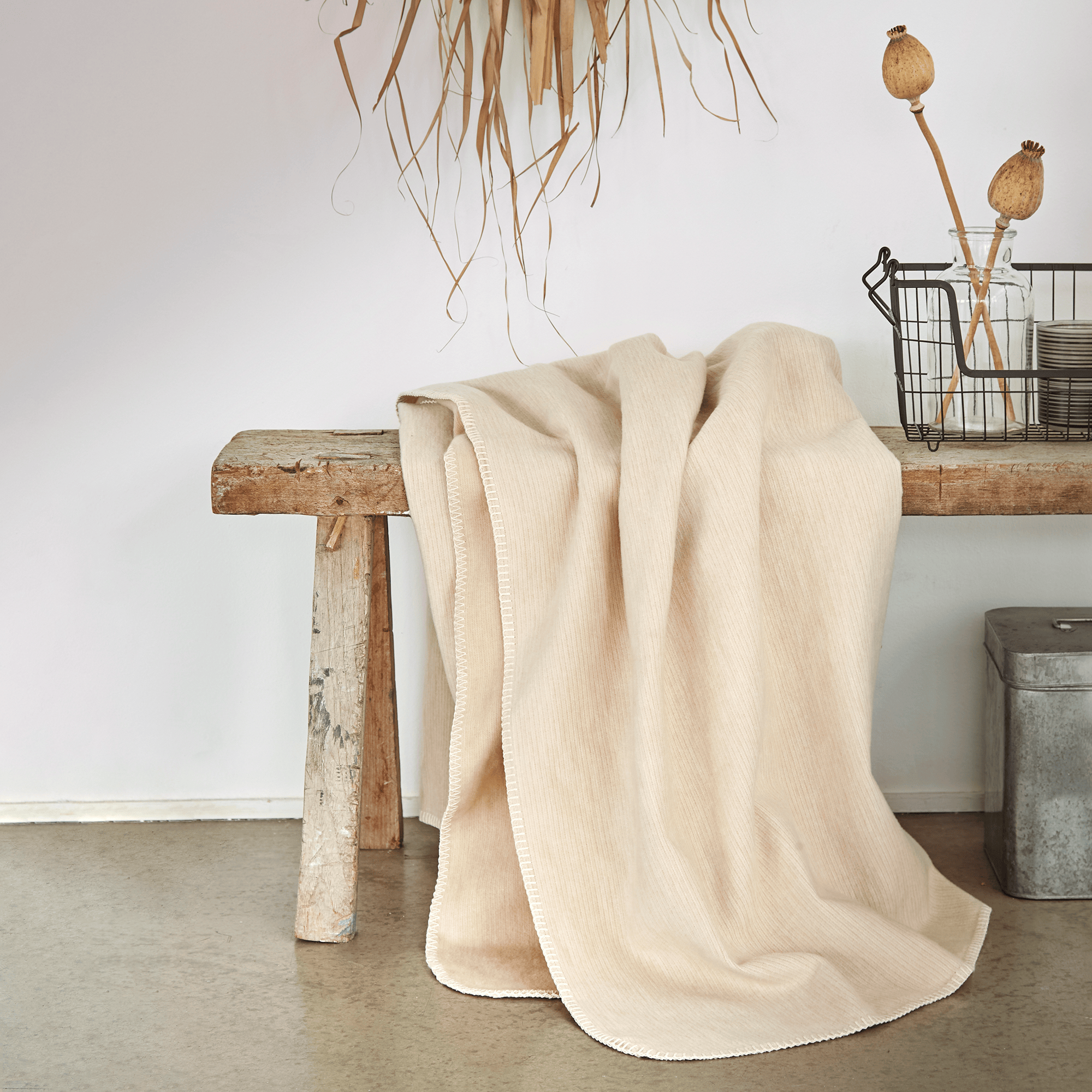Kuscheldecken, IBENA, Beige – Produktansicht