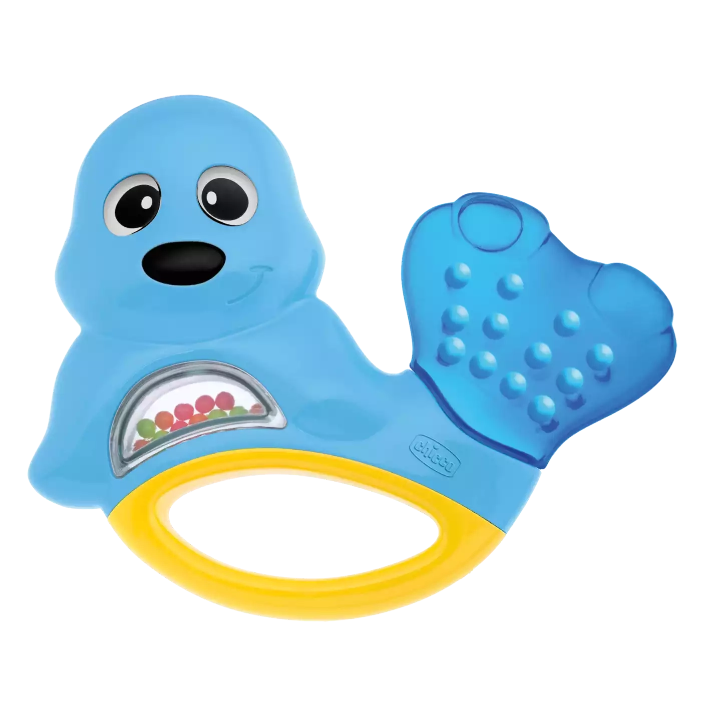 Rasseln & Greiflinge, chicco, Blau – Besonderheit: erleichtert die Zahnungsphase