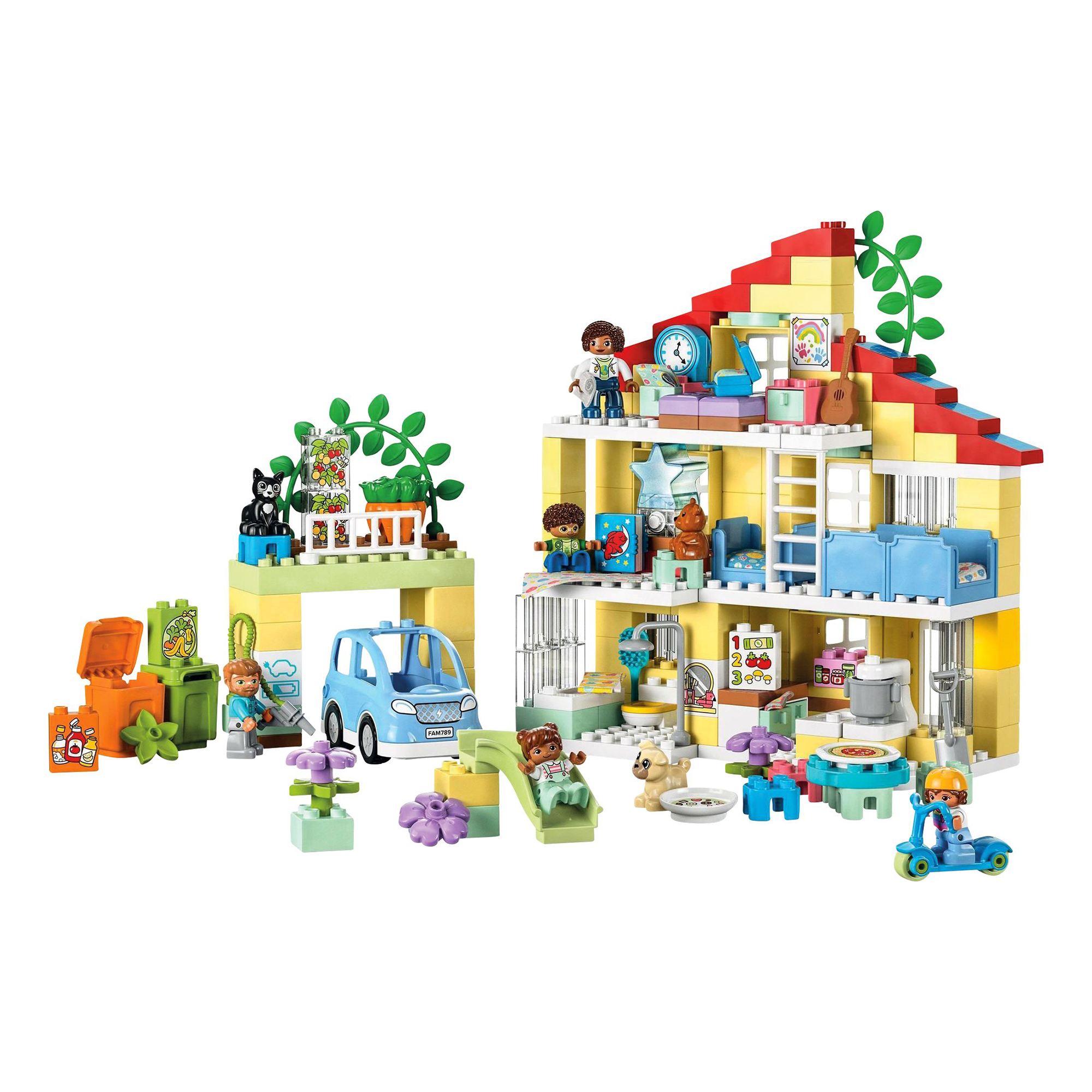3-in-1-Familienhaus LEGO duplo Mehrfarbig 2000585642105 1