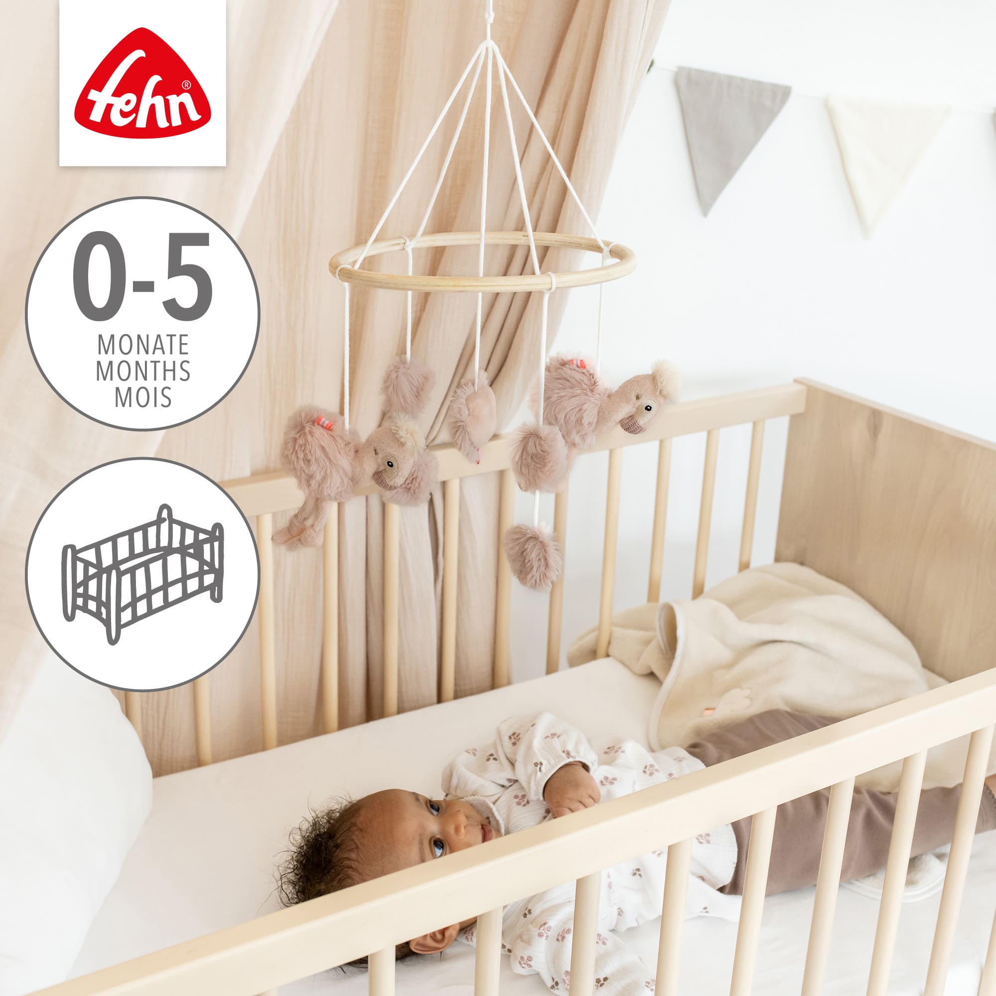 Mobilés, fehn, Pink – Produktansicht