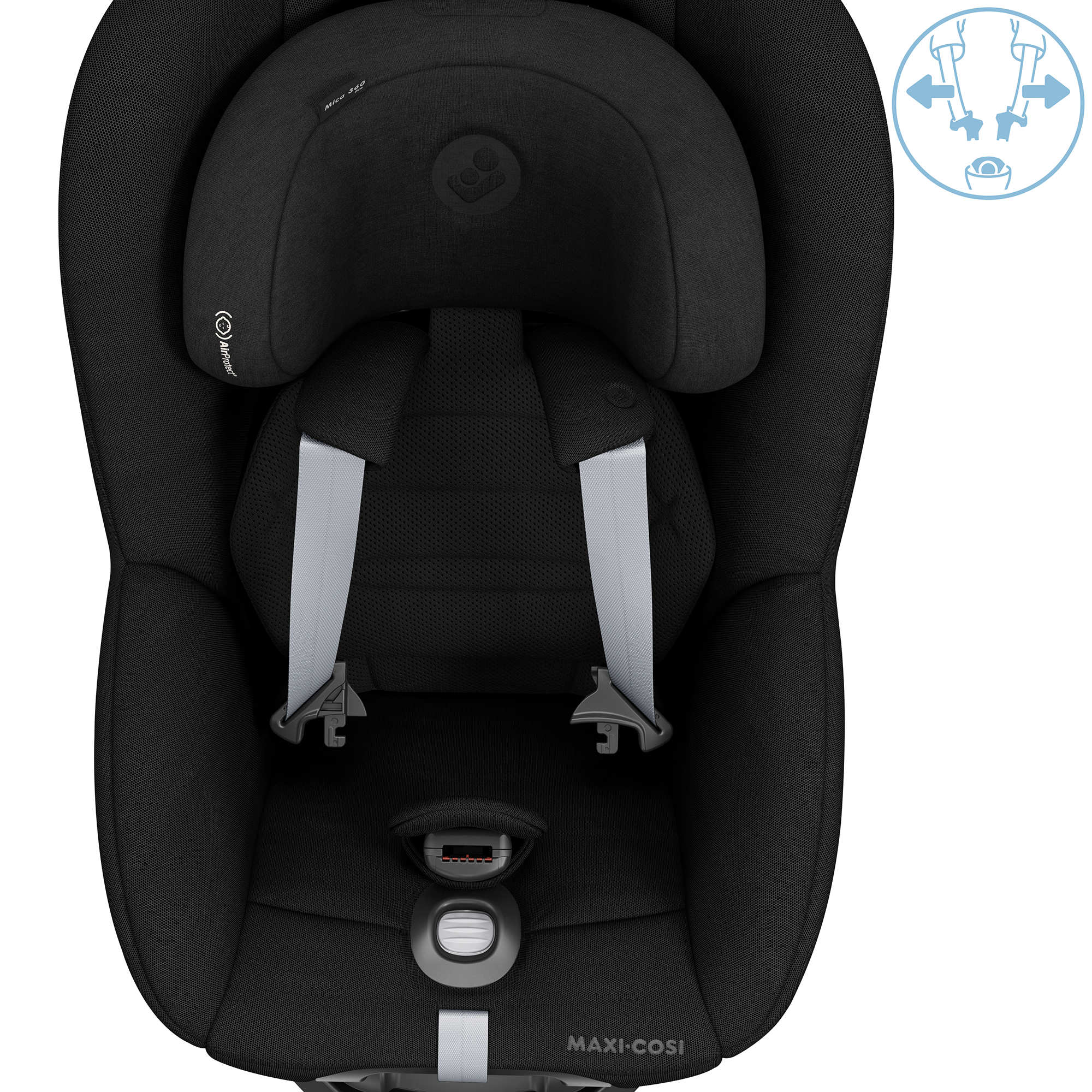 Reboarder 0-18 kg, Gruppe 0+/1, MAXI-COSI Premium, Schwarz – Produktansicht