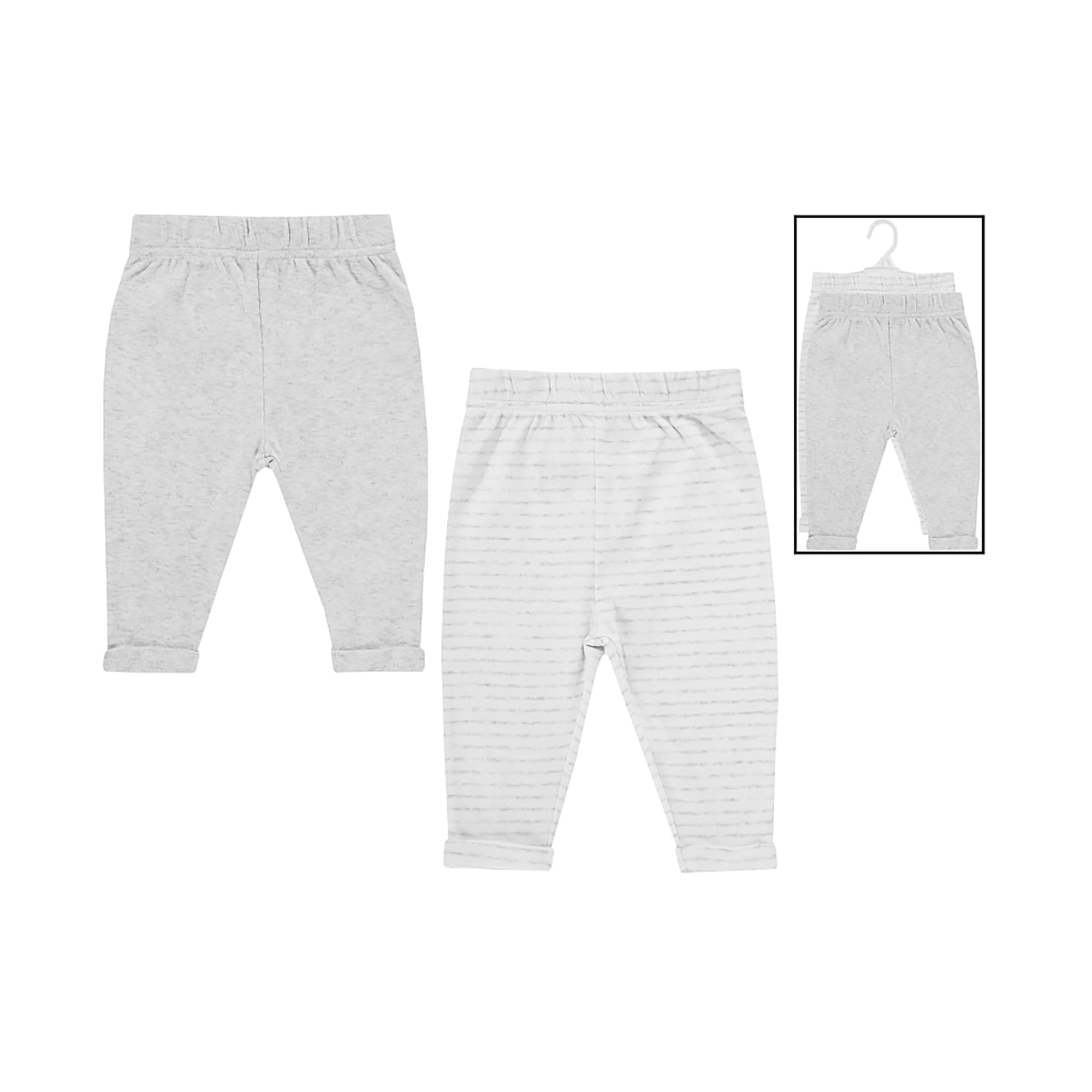 Leggings, JACKY, Grau – Besonderheit: aus 100% Baumwolle