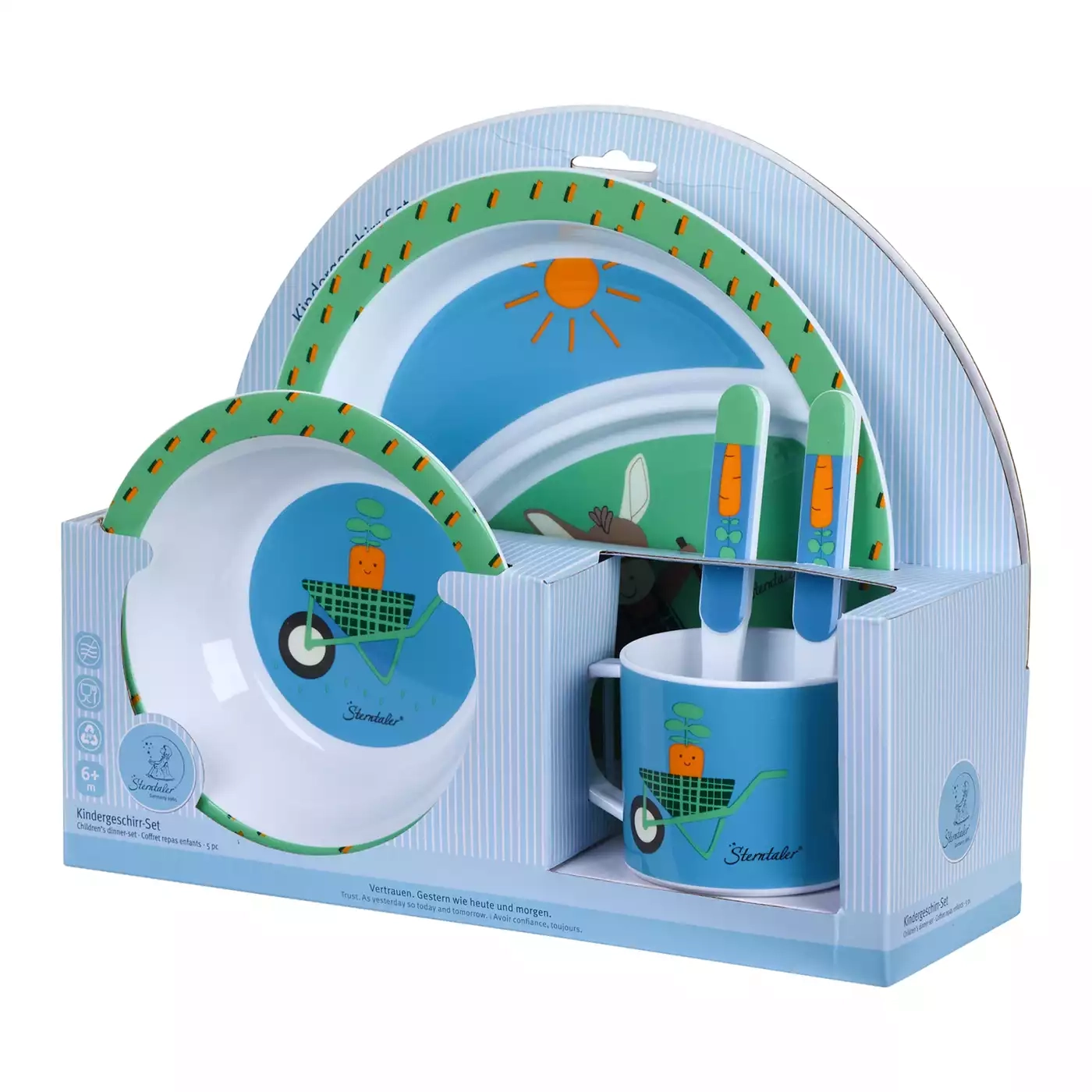 Besteck & Geschirr, Sterntaler, Pink – Produktansicht