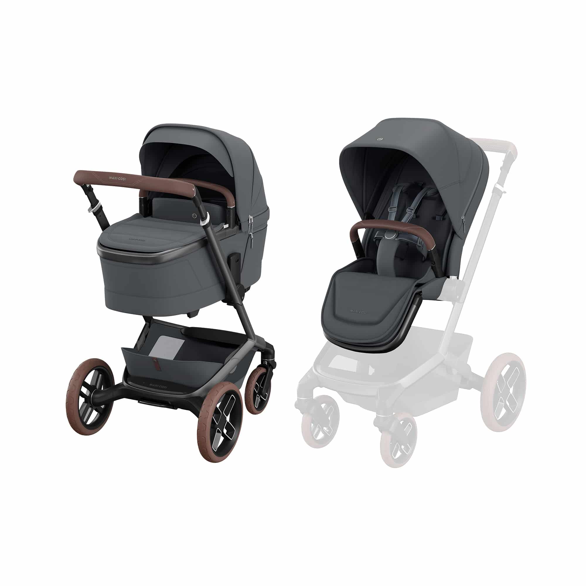 Kinderwagen Komplettsets, MAXI-COSI Premium, Grau – Produktansicht