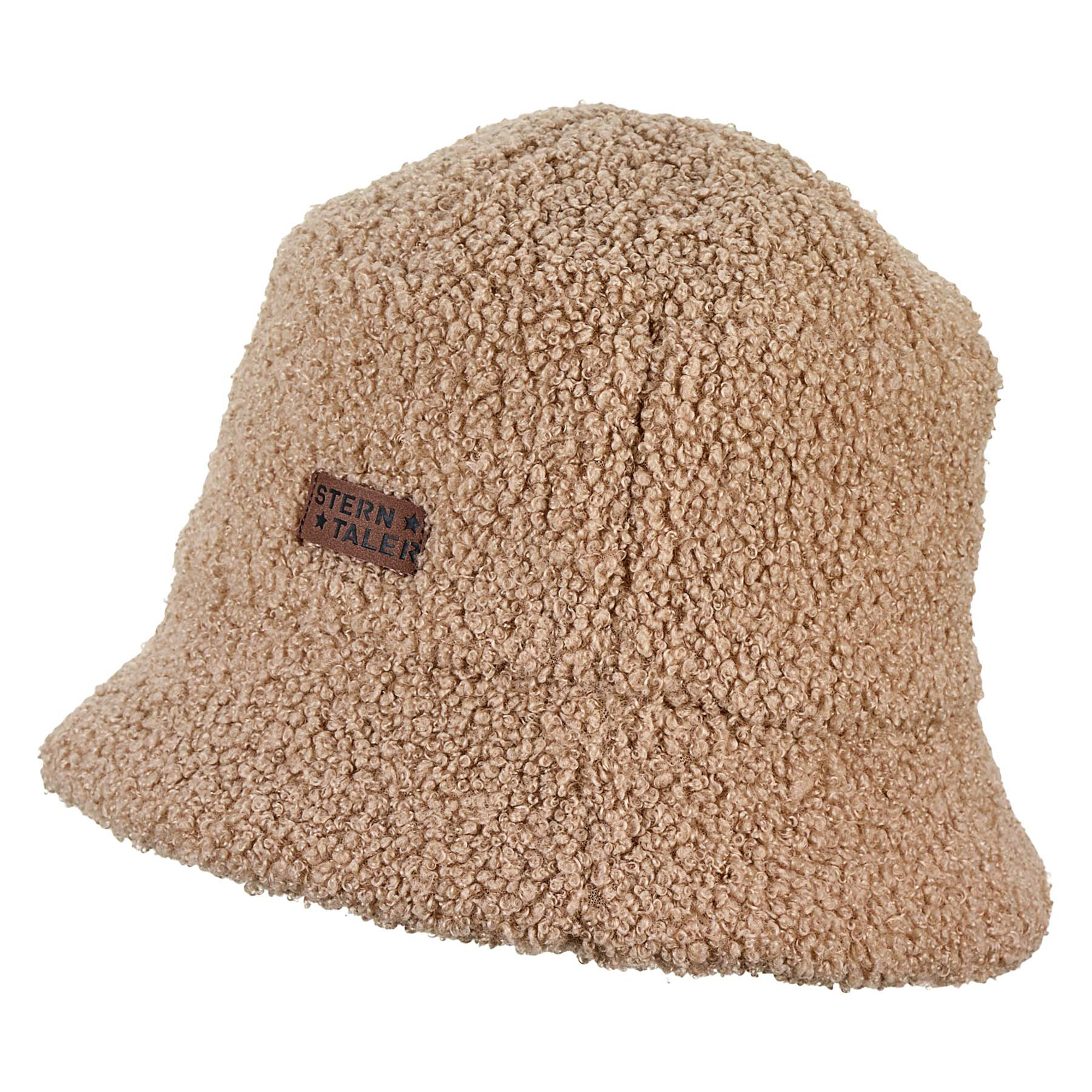 Wintermützen, Sterntaler, Beige – Besonderheit: veganer Teddyplüsch