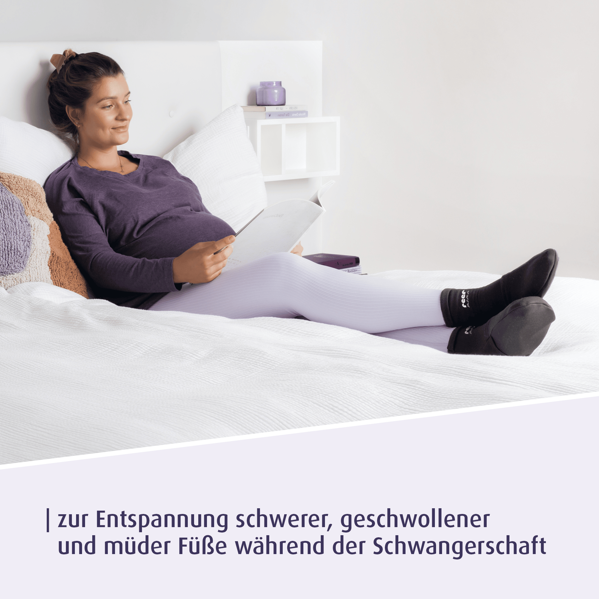 MamiZeit, reer mama, Schwarz – Besonderheit: gegen schwere, geschwollene, müde Füße