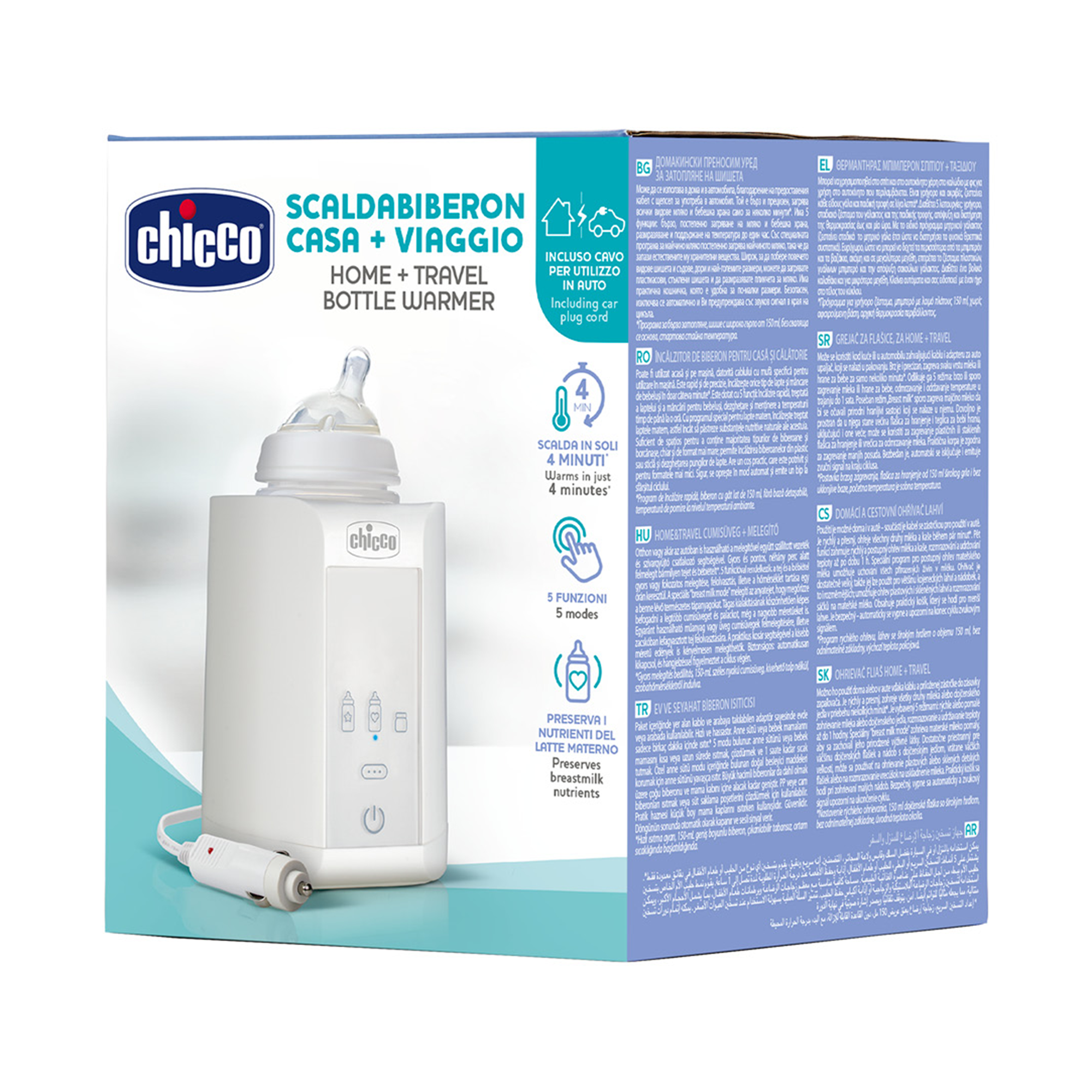 Babykostwärmer, chicco, Weiß – Produktansicht