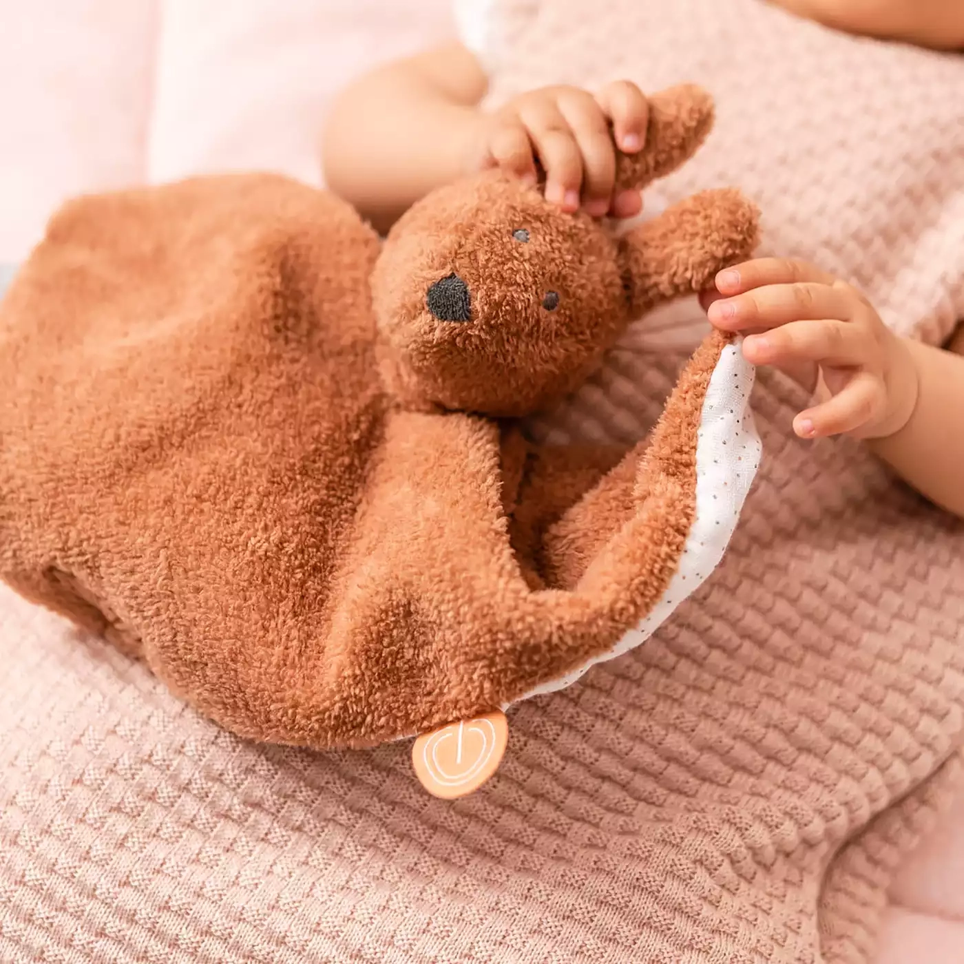 Schmusetücher, Nattou, Braun – Produktansicht