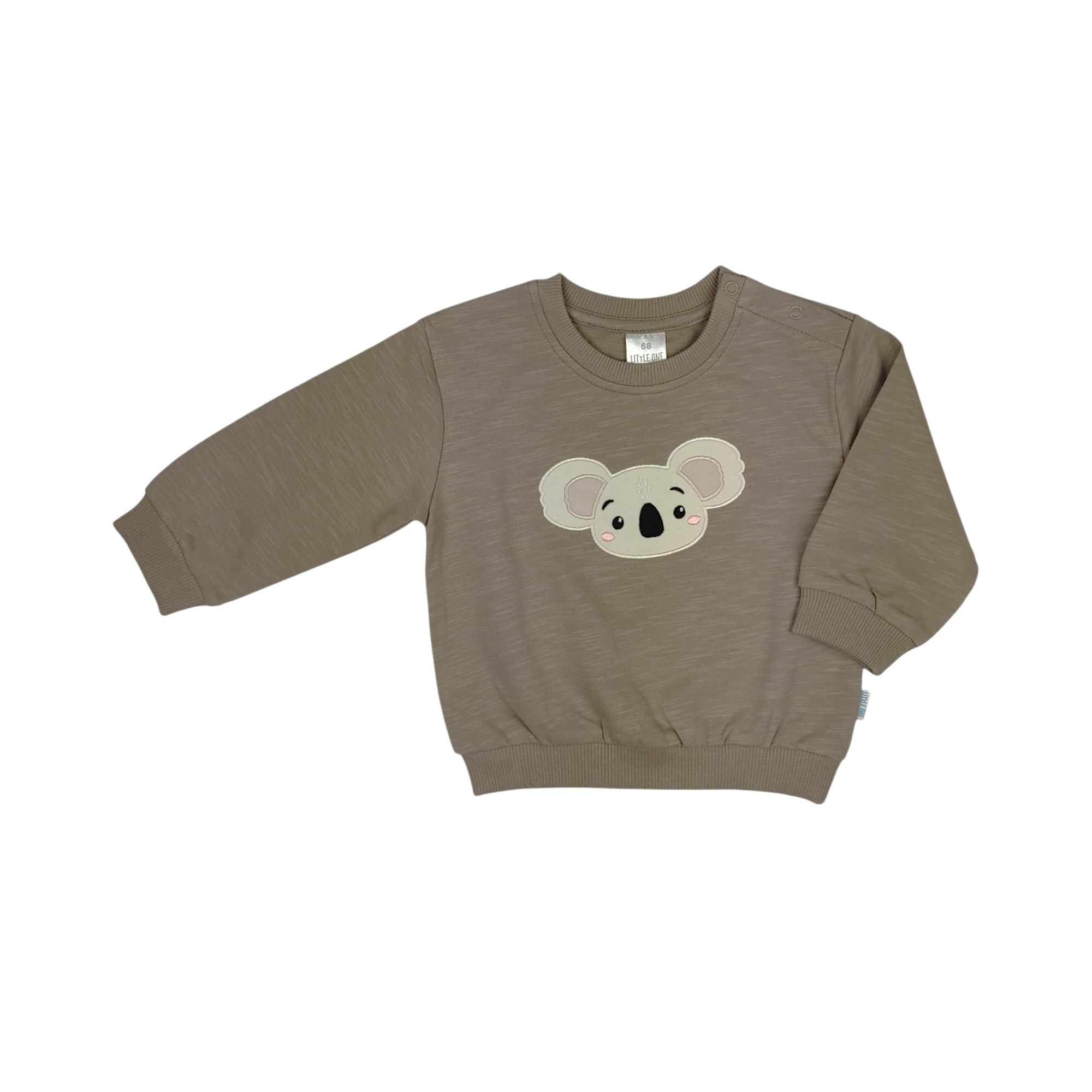 Pullover & Sweatshirts, LITTLE ONE, Braun – Besonderheit: aus 95% Baumwolle