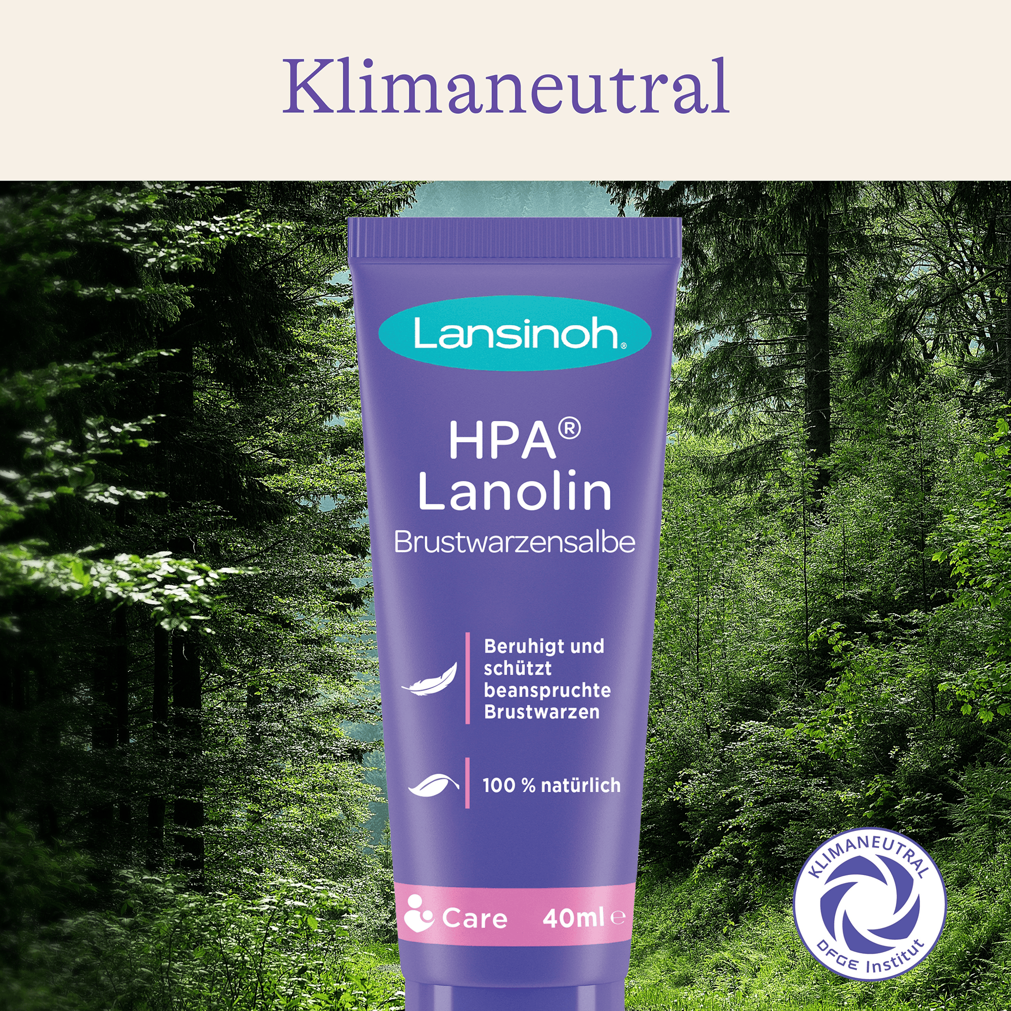 Körperpflege, Lansinoh, Lila – Produktansicht