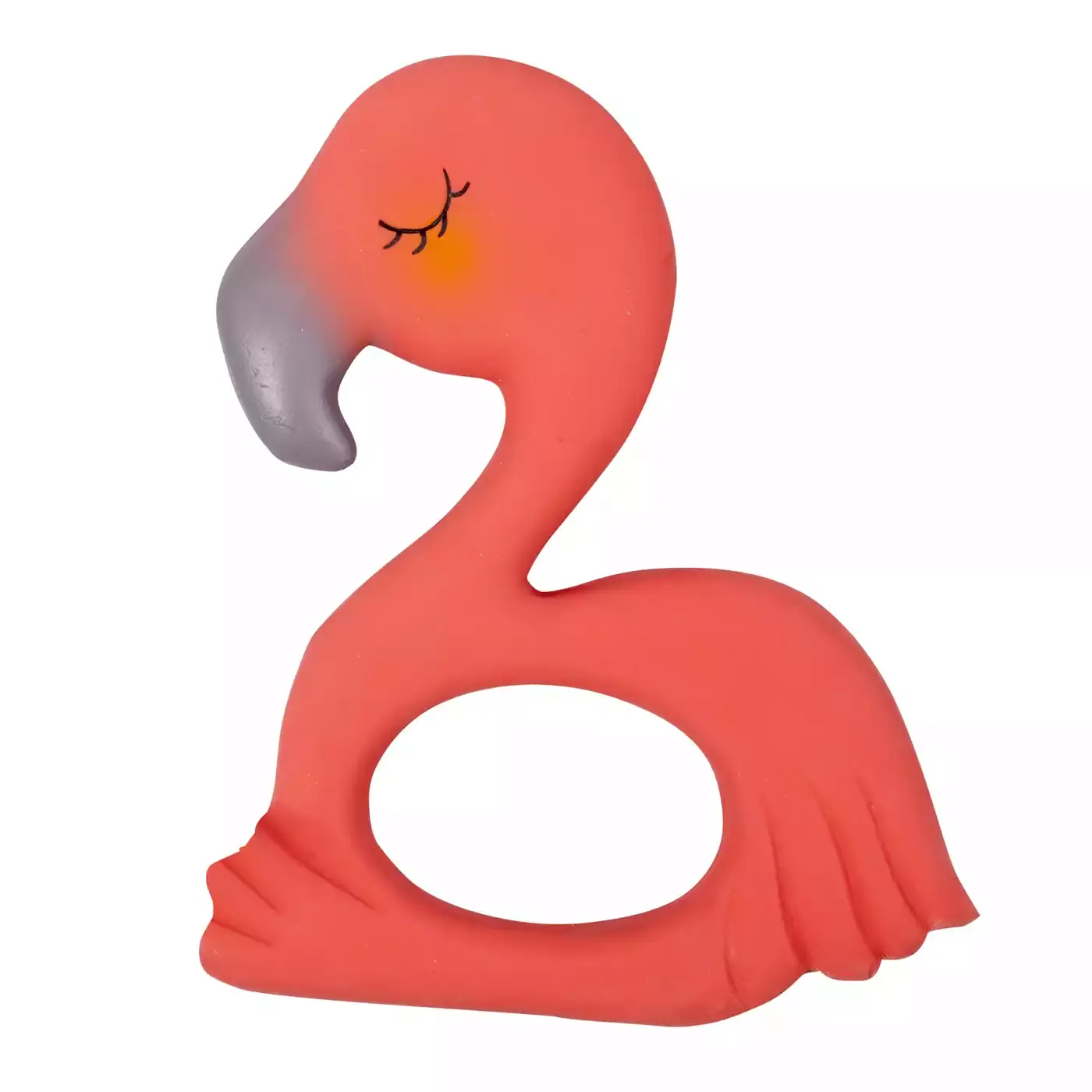 Beißring aus Naturkautschuk Flamingo Frieda DIE SPIEGELBURG Rot 2000579577901 3