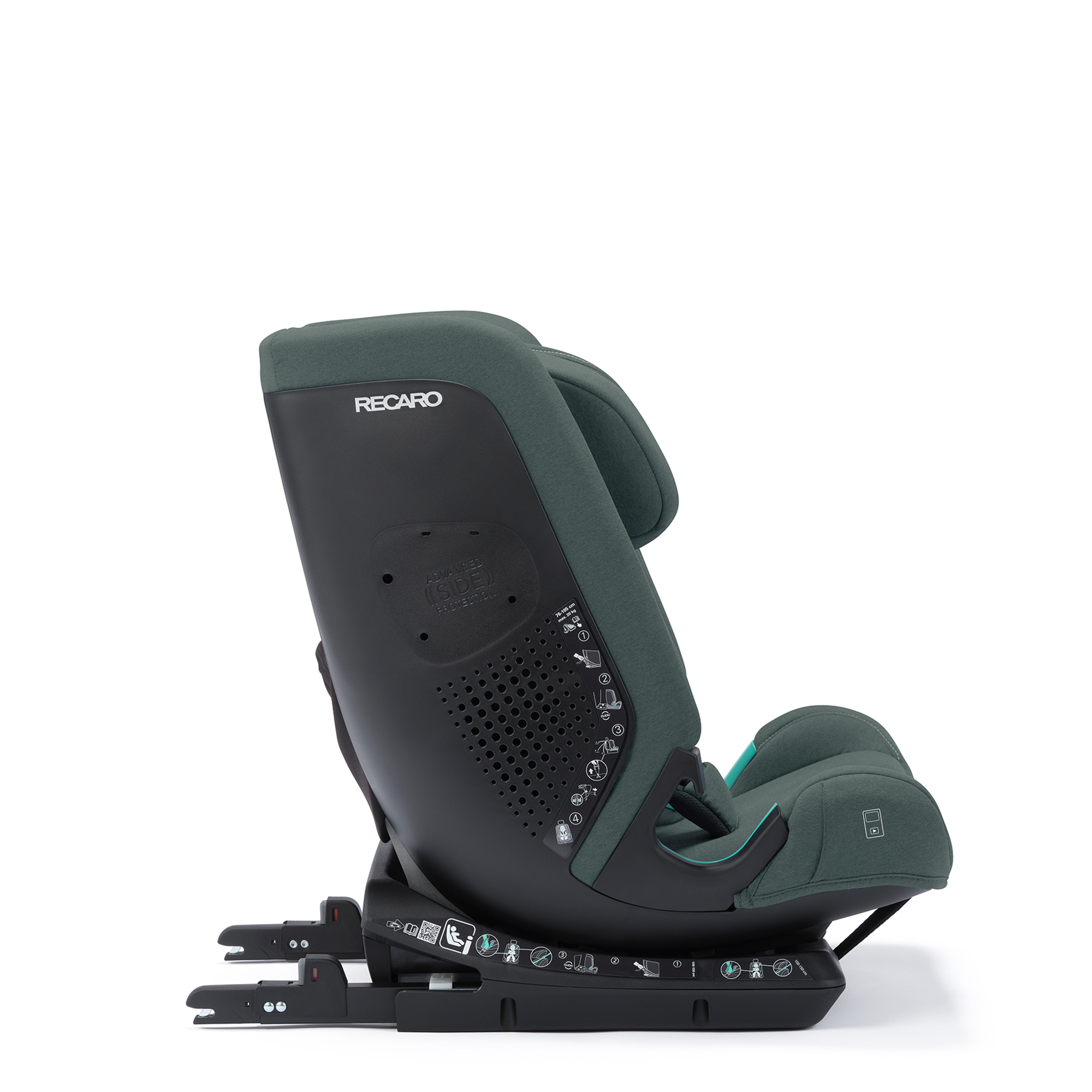 Kindersitze 9-36 kg, Gruppe 1/2/3, RECARO – Produktansicht