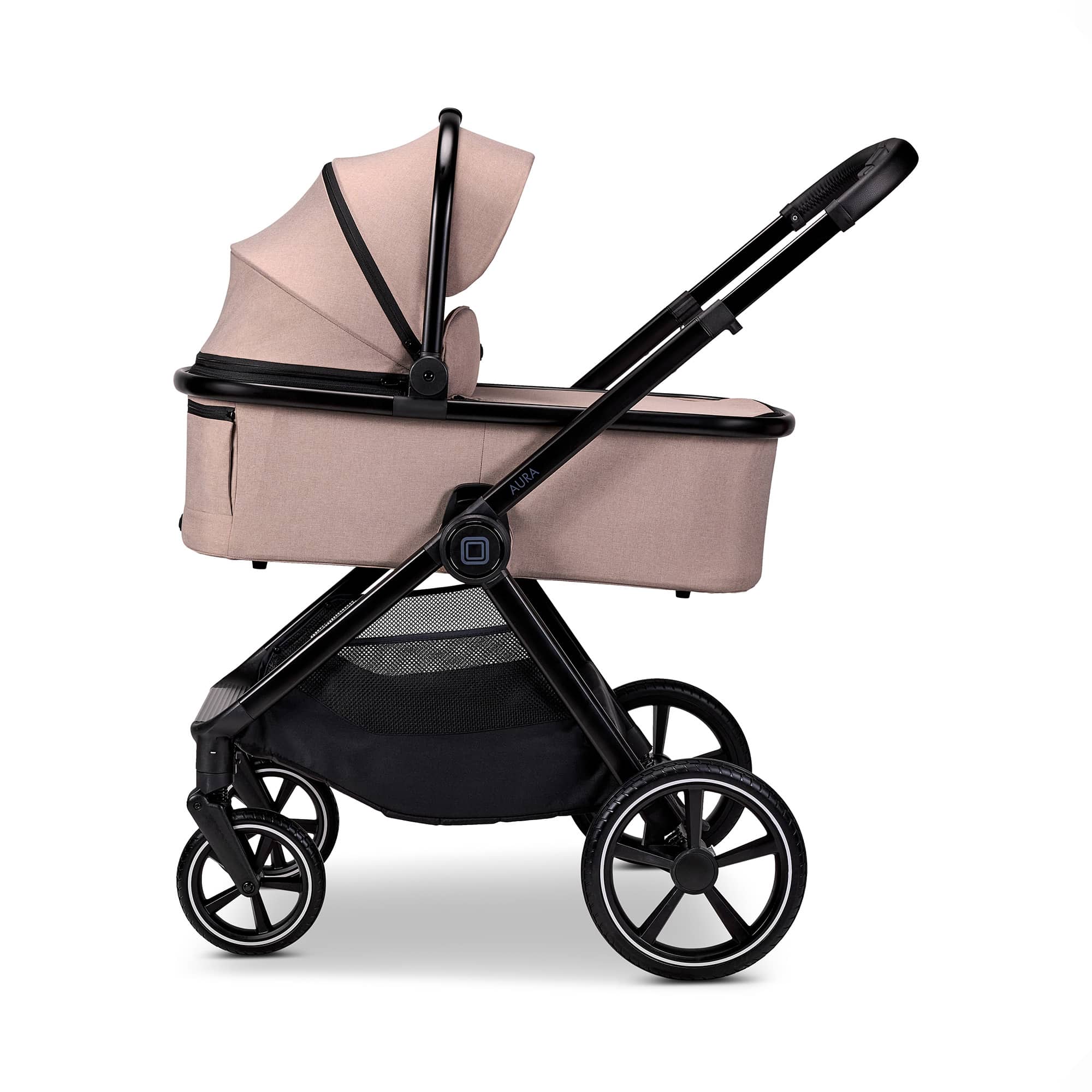 Kombi-Kinderwagen, MOON, Beige – Produktansicht