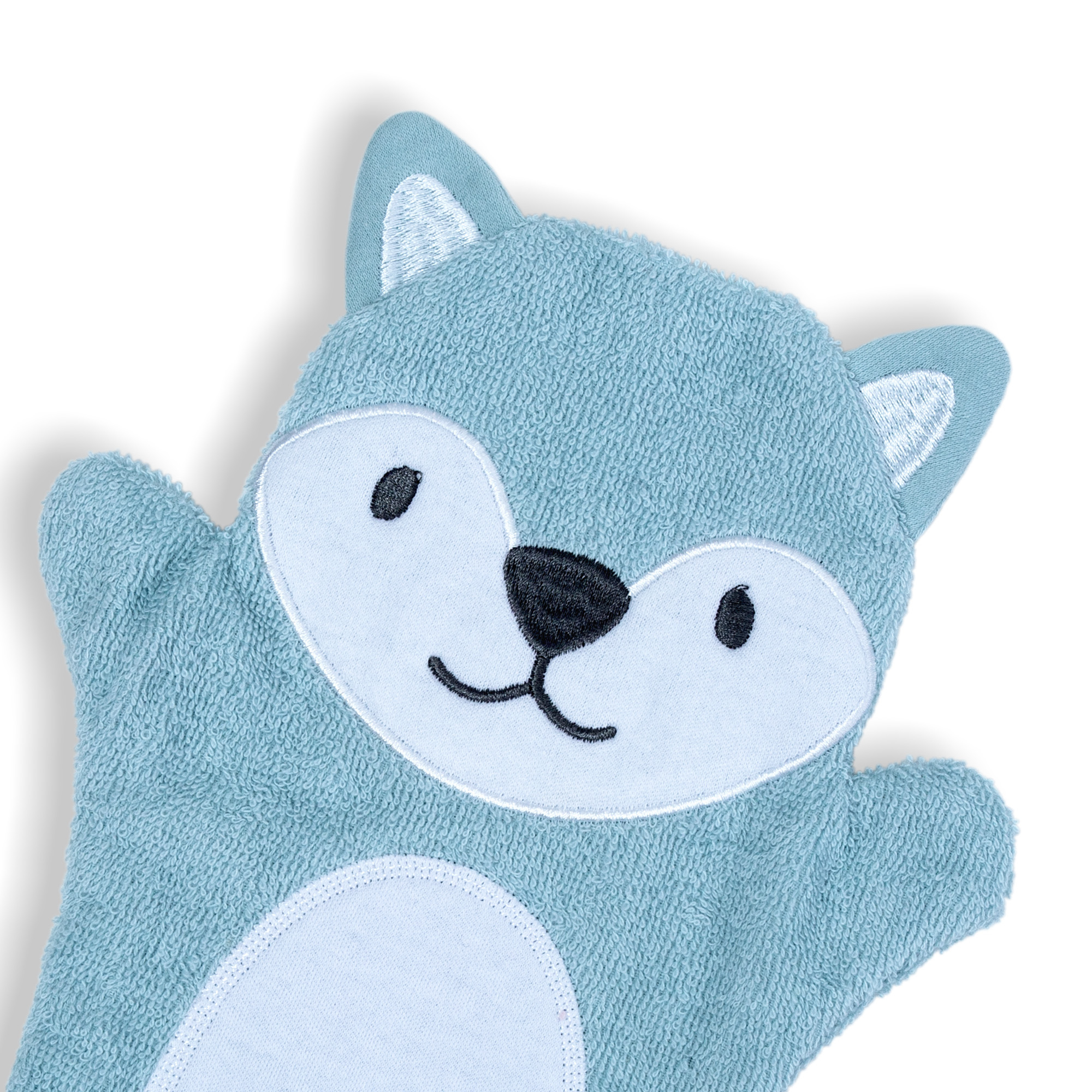 Waschlappen, LITTLE ONE, Blau – Besonderheit: niedliches Design