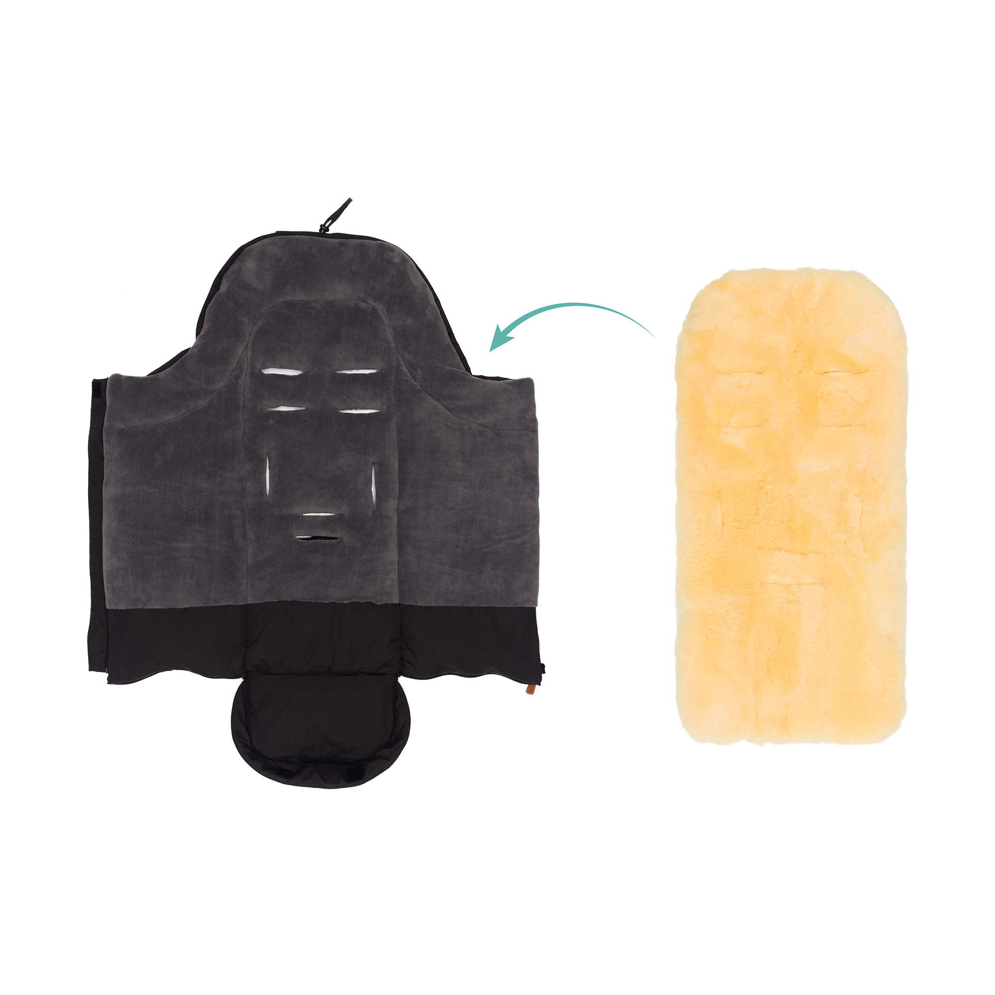 SALE Kinderwagen, LITTLE ONE, Schwarz – Produktansicht