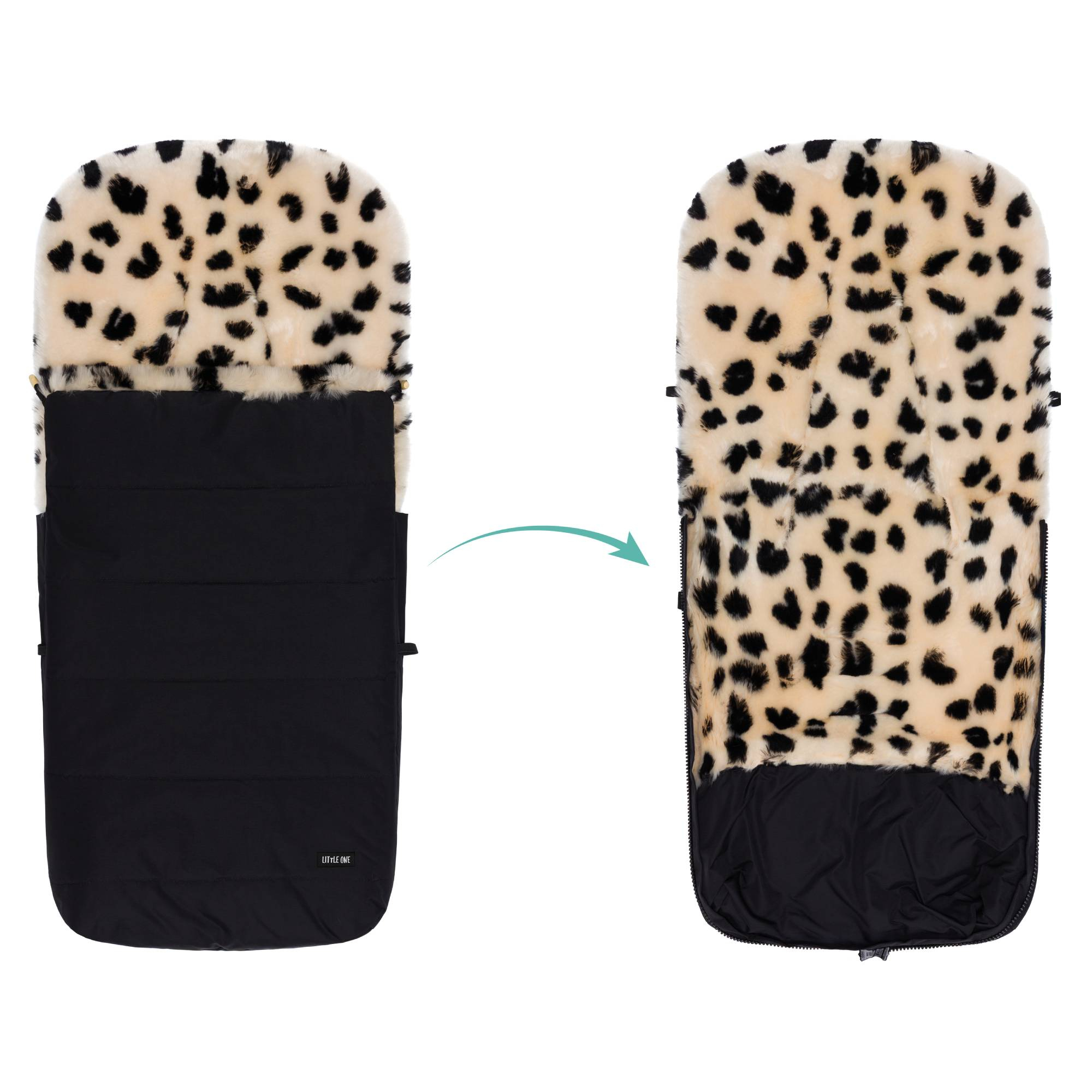 Fußsäcke & Decken, LITTLE ONE, Schwarz – Produktansicht