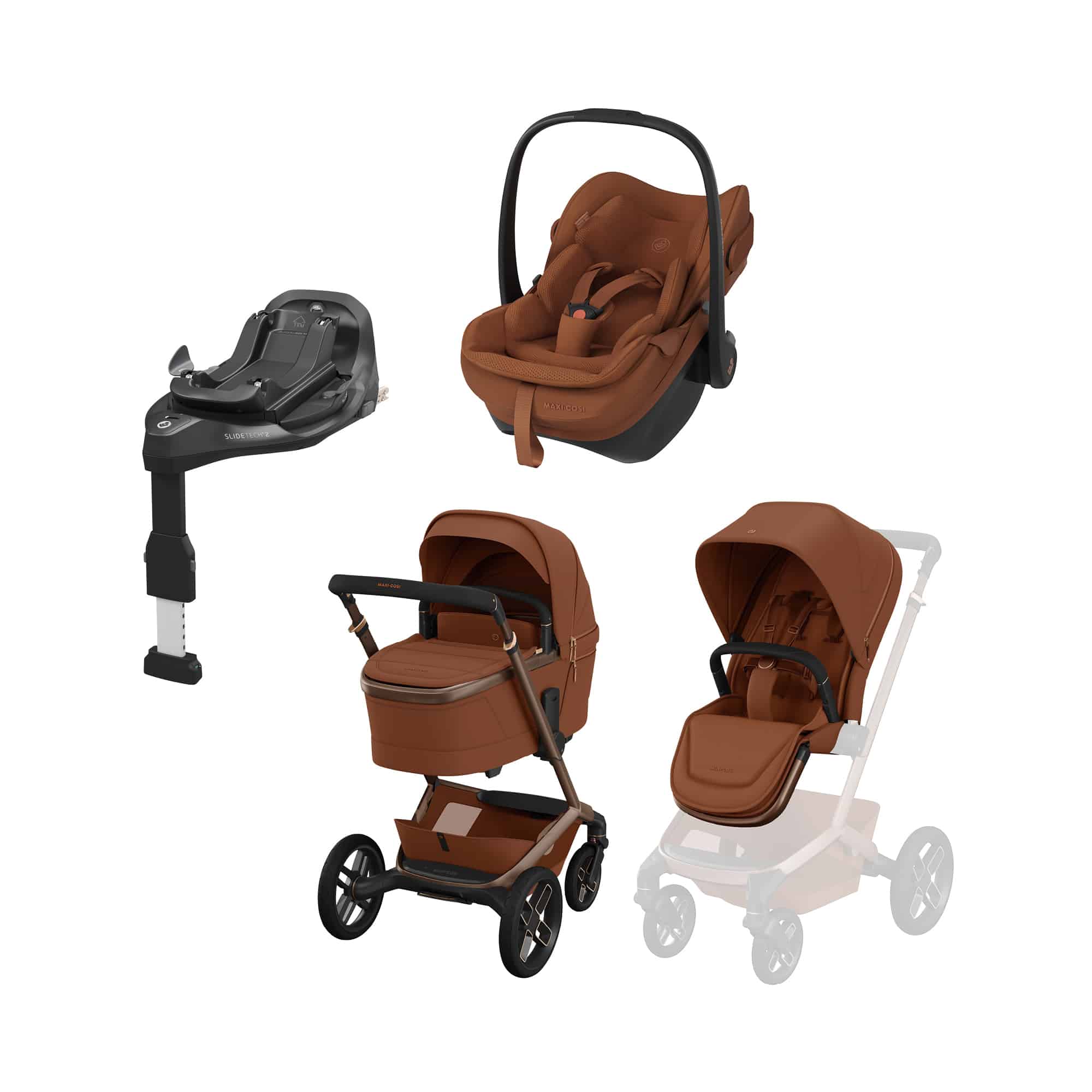 Kinderwagen Komplettsets, MAXI-COSI Premium, Beige – Produktansicht