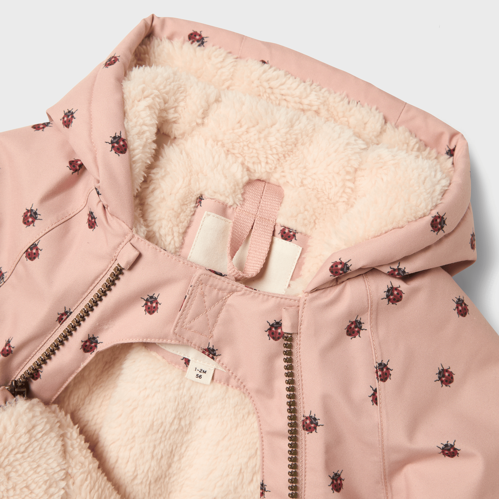 Winterjacken, Lil' Atelier, Pink – Produktansicht
