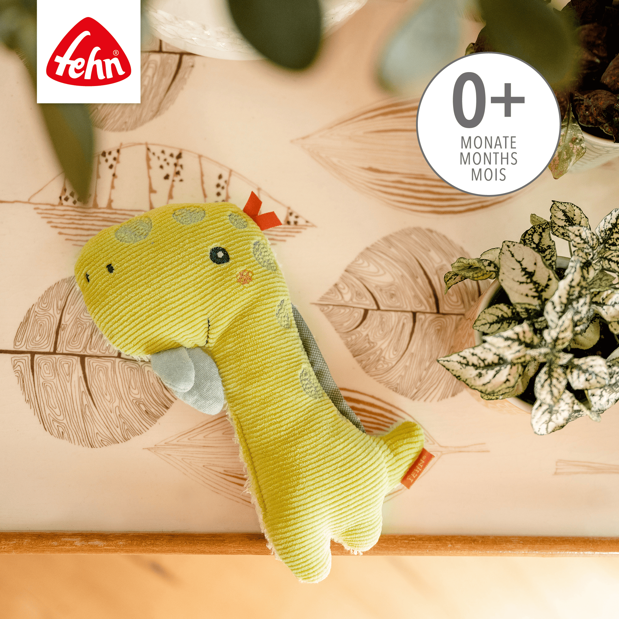 Rasseln & Greiflinge, fehn, Gelb – Produktansicht