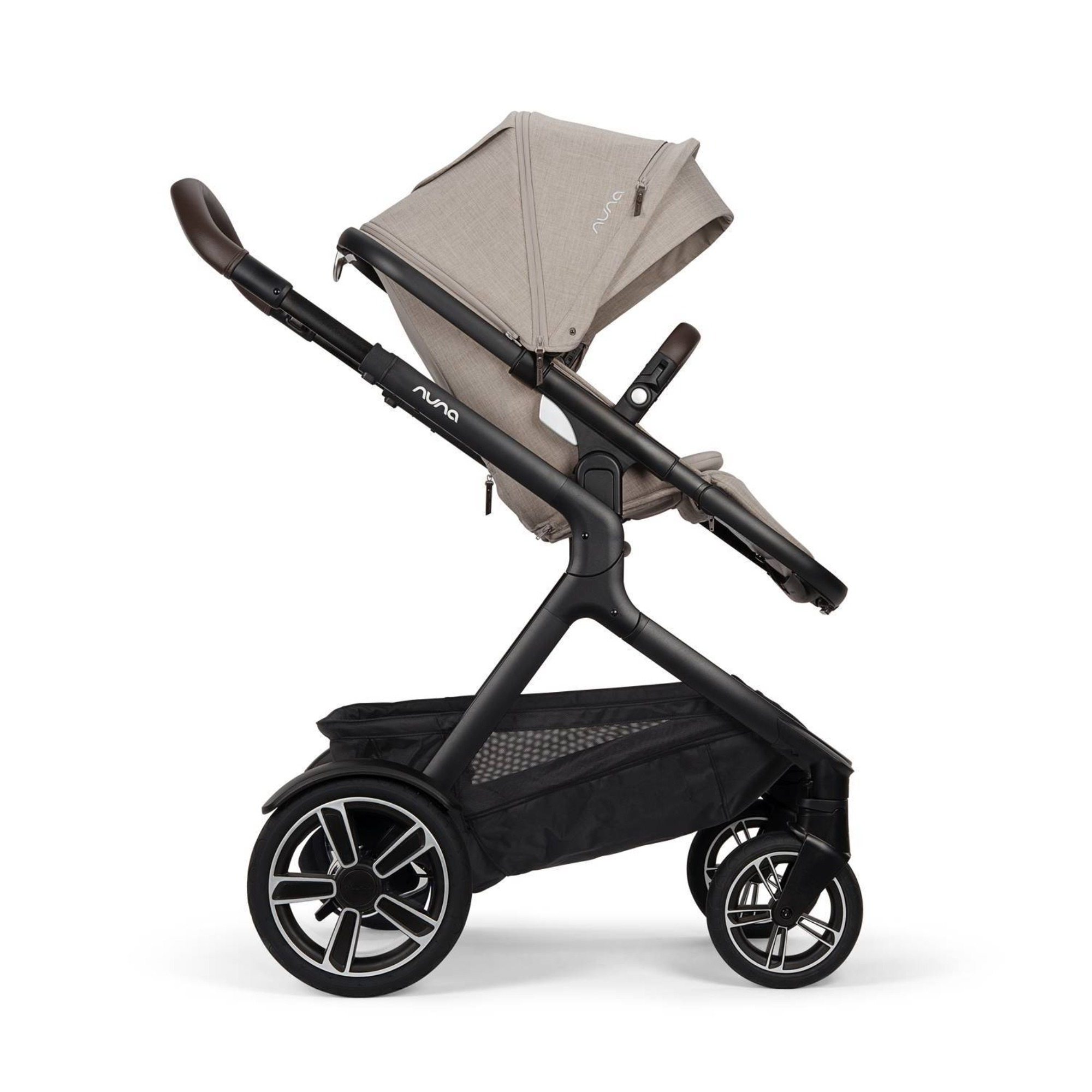 Kombi-Kinderwagen, nuna, Beige – Produktansicht
