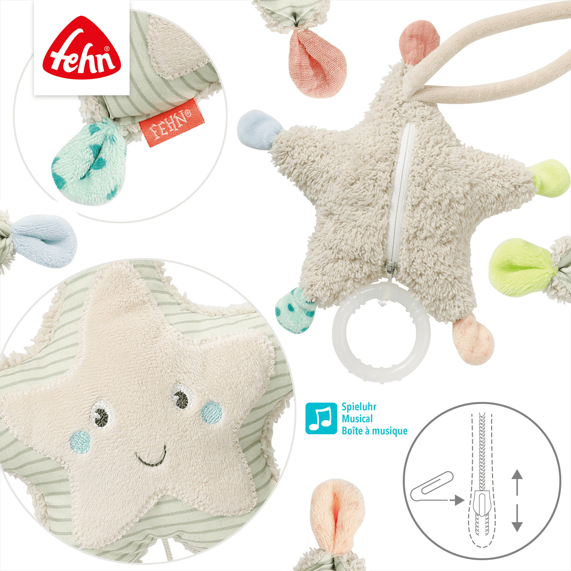 Mobilés, fehn, Mehrfarbig – Produktansicht