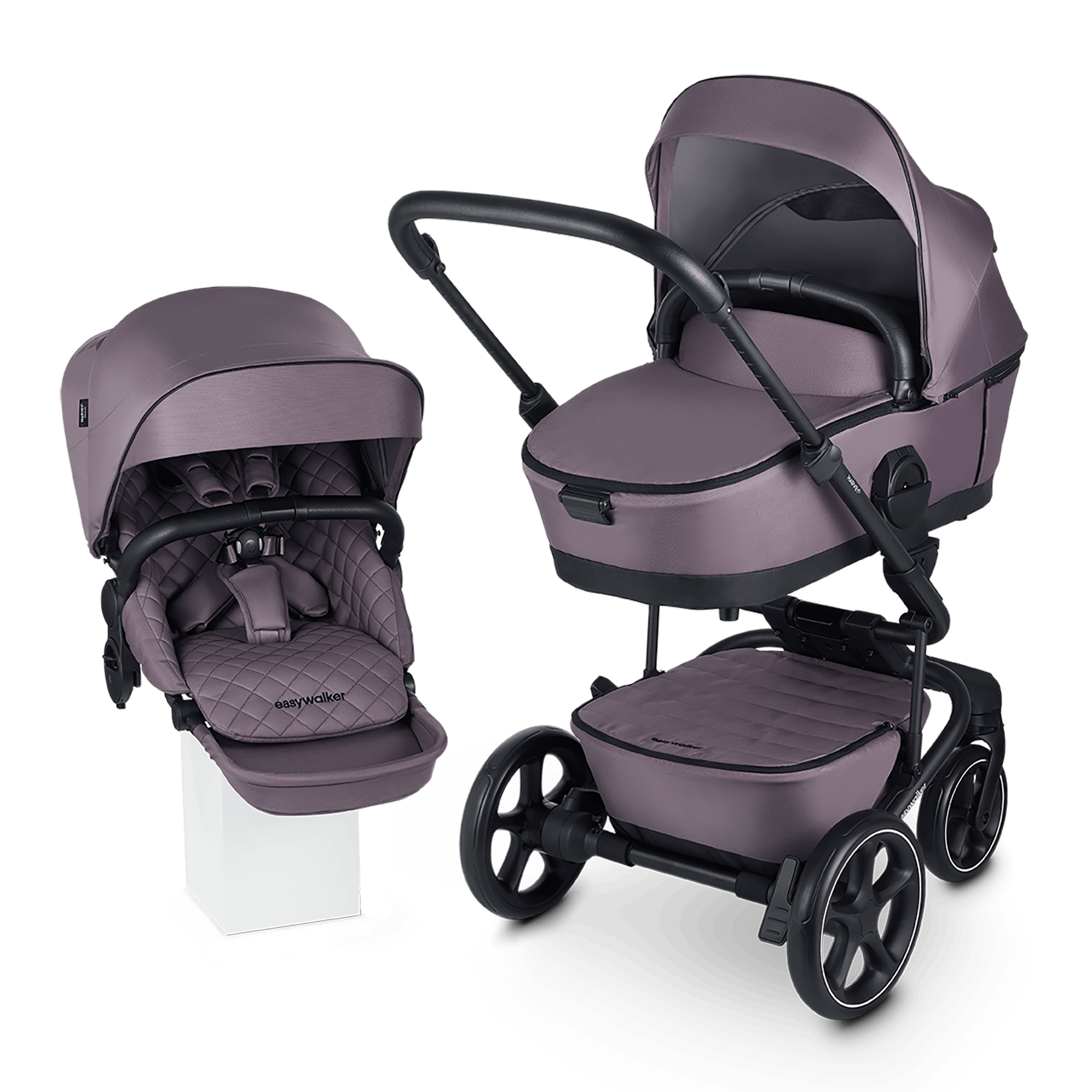 Kombi-Kinderwagen, easywalker, Lila – Produktansicht