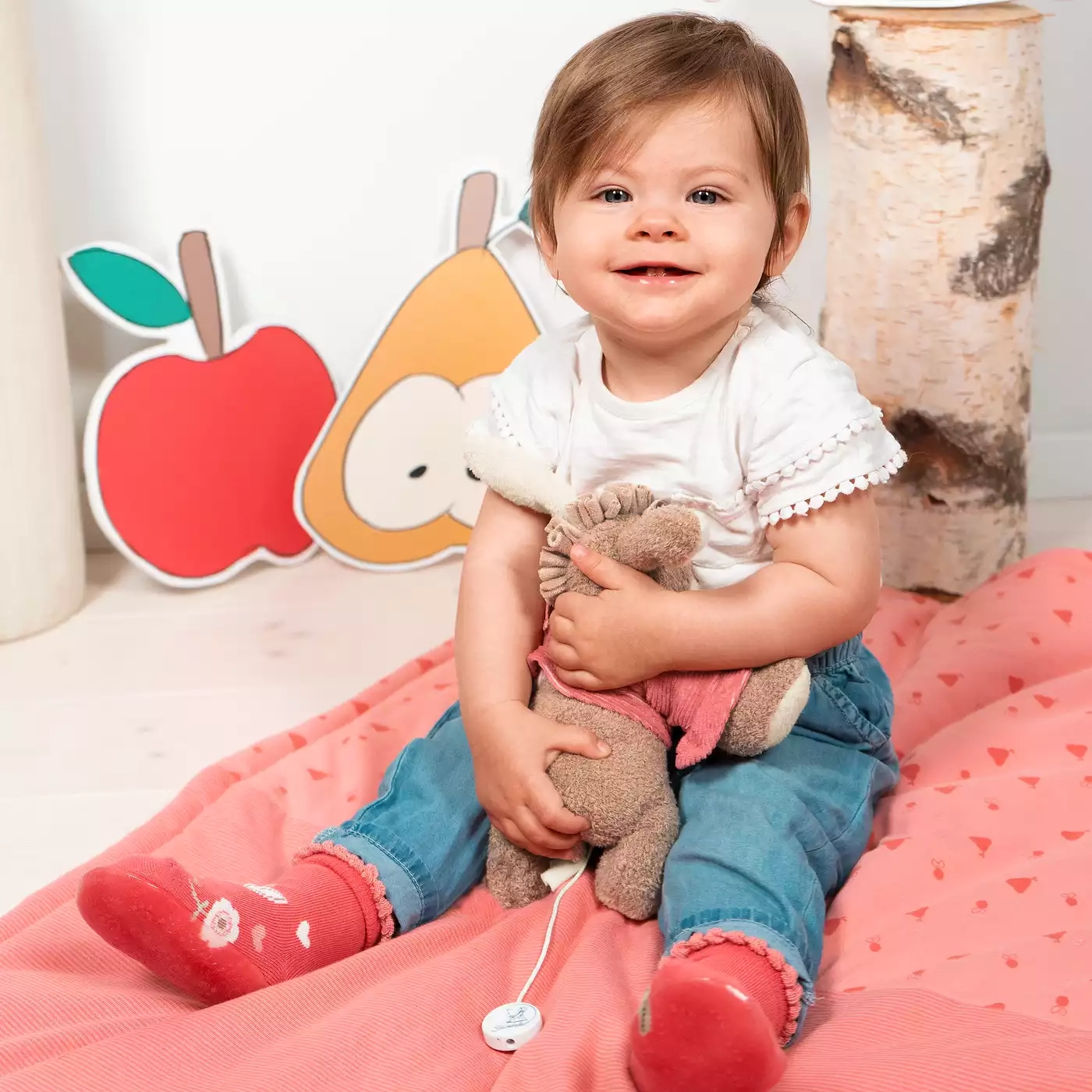 Spieluhren, Sterntaler, Weiß – Besonderheit: Bändchen für eine einfache Befestigung