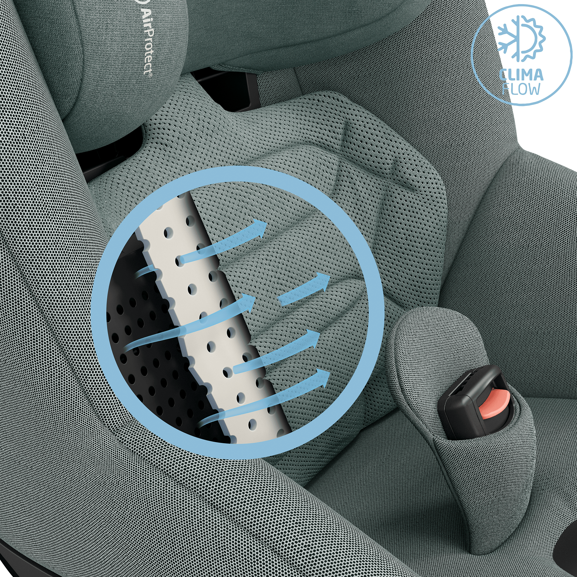 Reboarder 0-18 kg, Gruppe 0+/1, MAXI-COSI Premium, Grau – Produktansicht