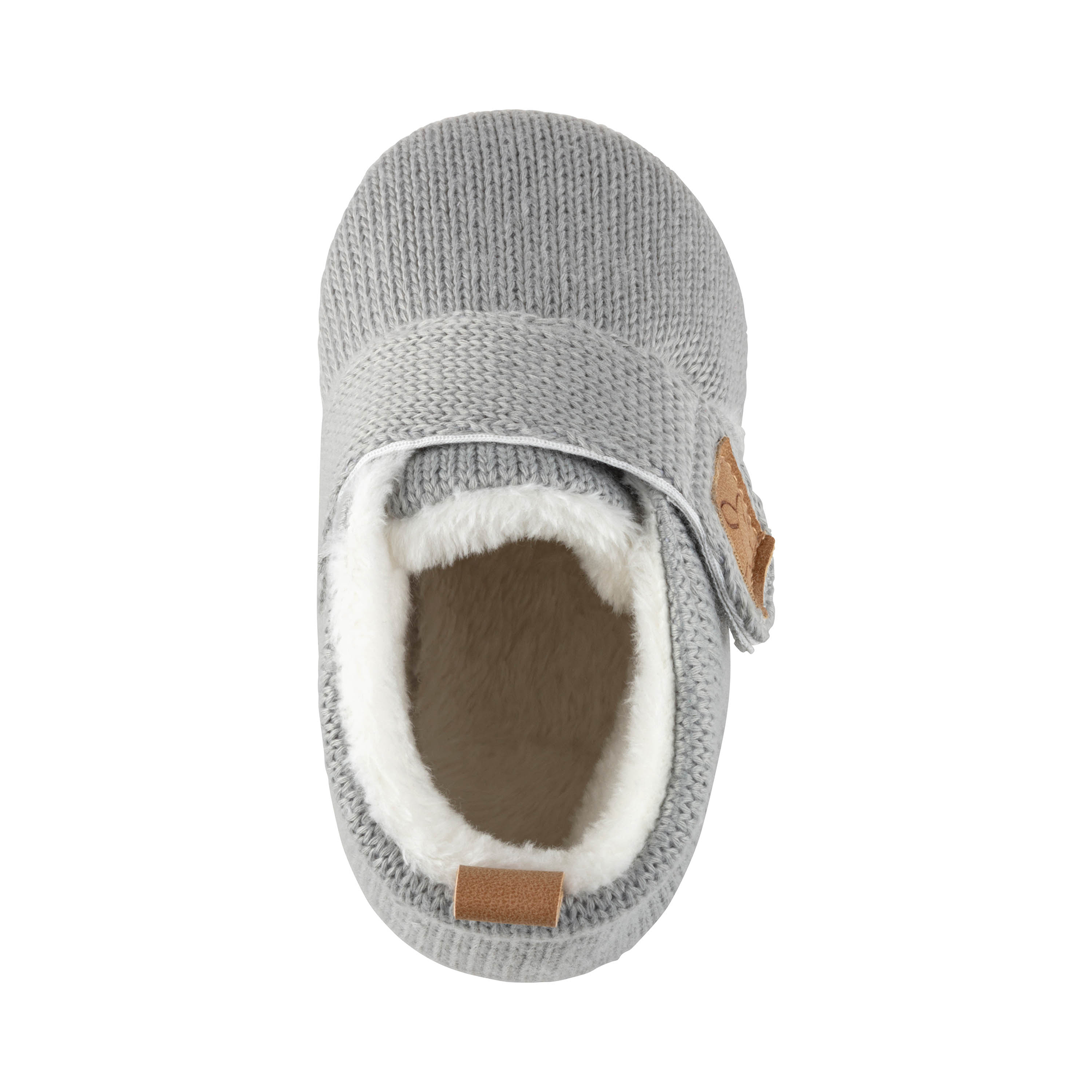 Krabbelschuhe, Sterntaler, Grau – Besonderheit: Oberstoff aus 100% Baumwolle