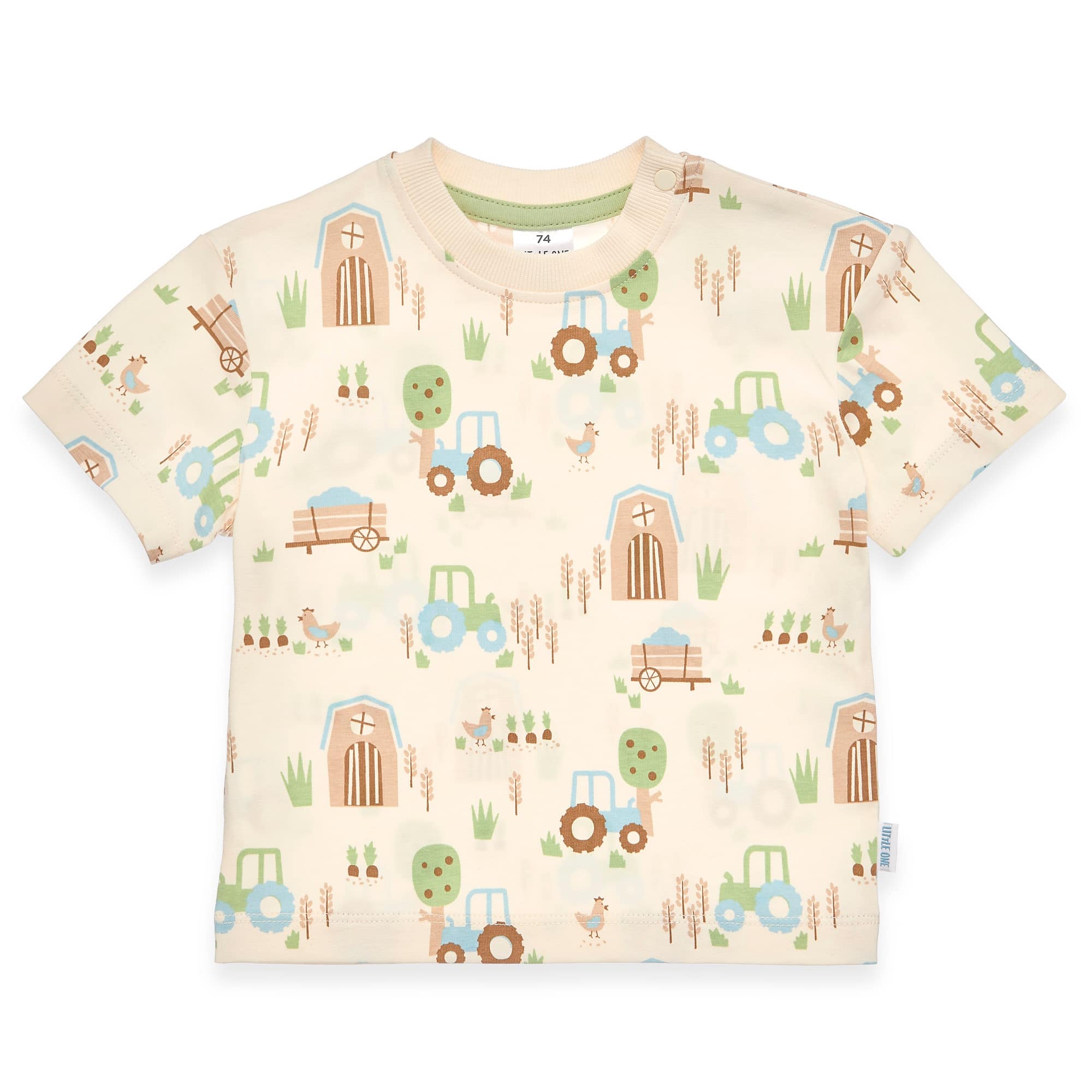 Kurzarmshirts, LITTLE ONE, Weiß – Produktansicht